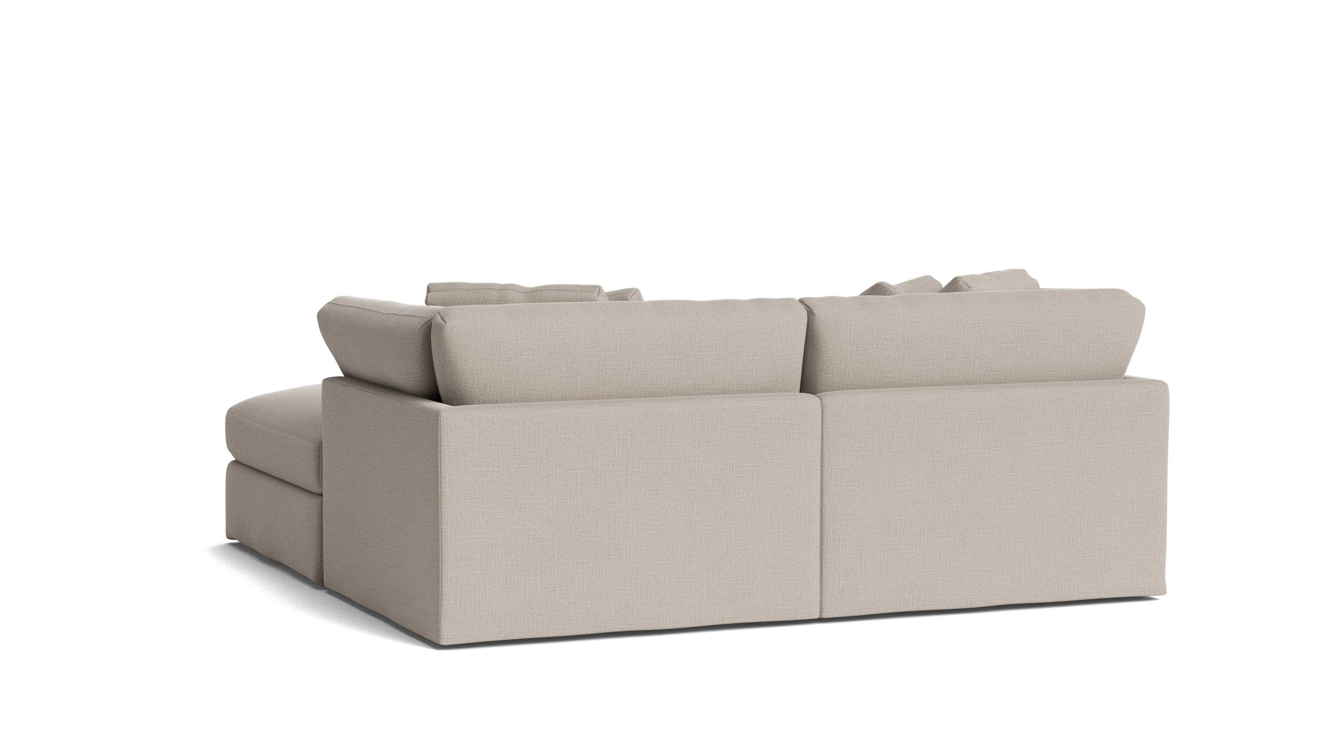 Get Together™ 3-Piece Modular Sectional, Large, Light Pebble - Image 5