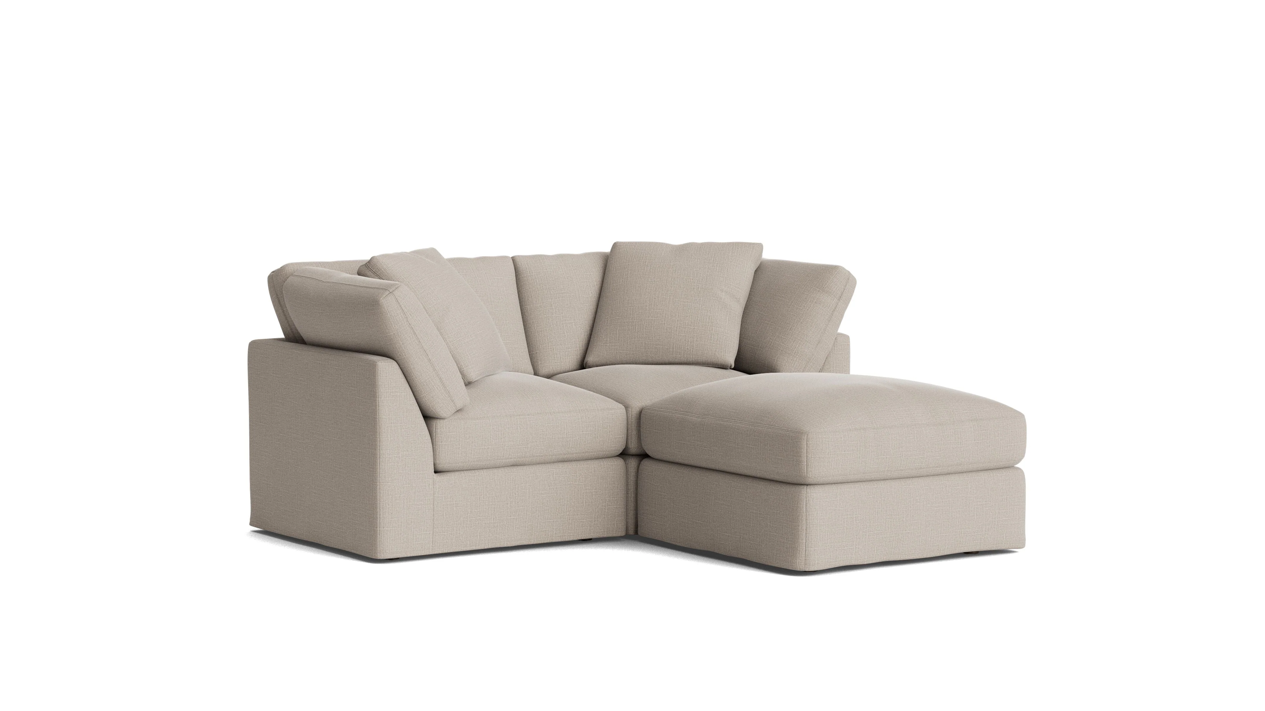 Get Together™ 3-Piece Modular Sectional, Standard, Light Pebble - Image 3