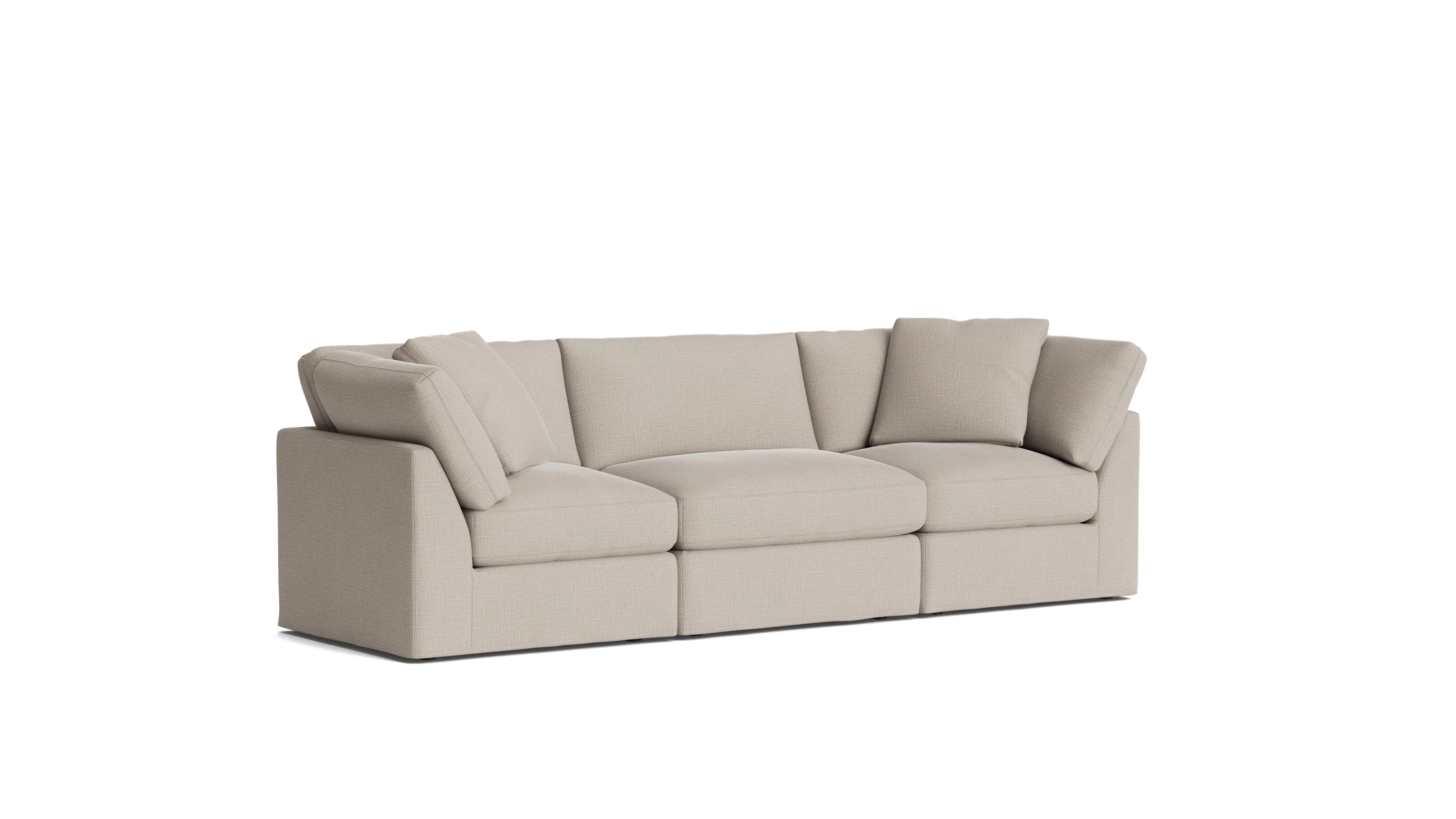 Get Together™ 3-Piece Modular Sofa, Standard, Light Pebble - Image 3