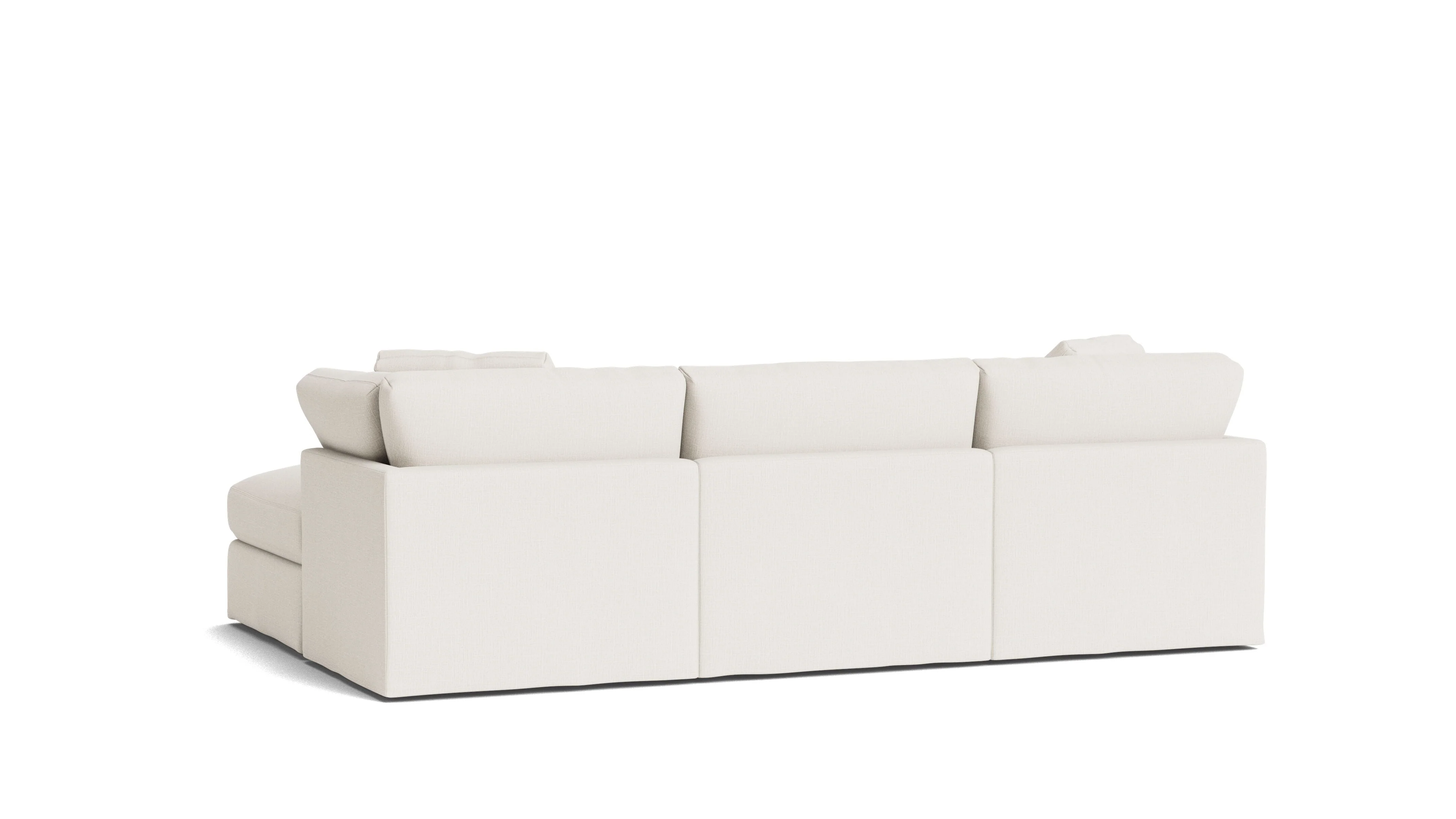 Get Together™ 4-Piece Modular Sectional, Standard, Cream Linen - Image 6