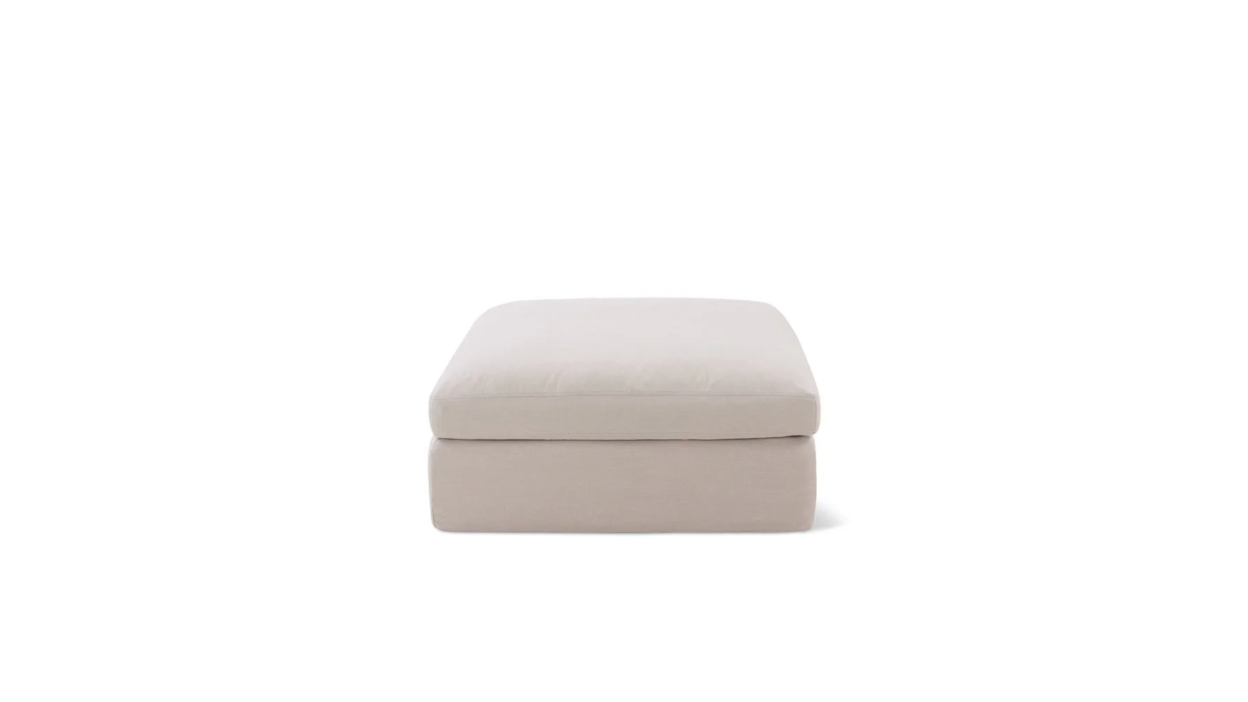 Slipcover - Get Together™ Ottoman, Large, Clay - Image 3