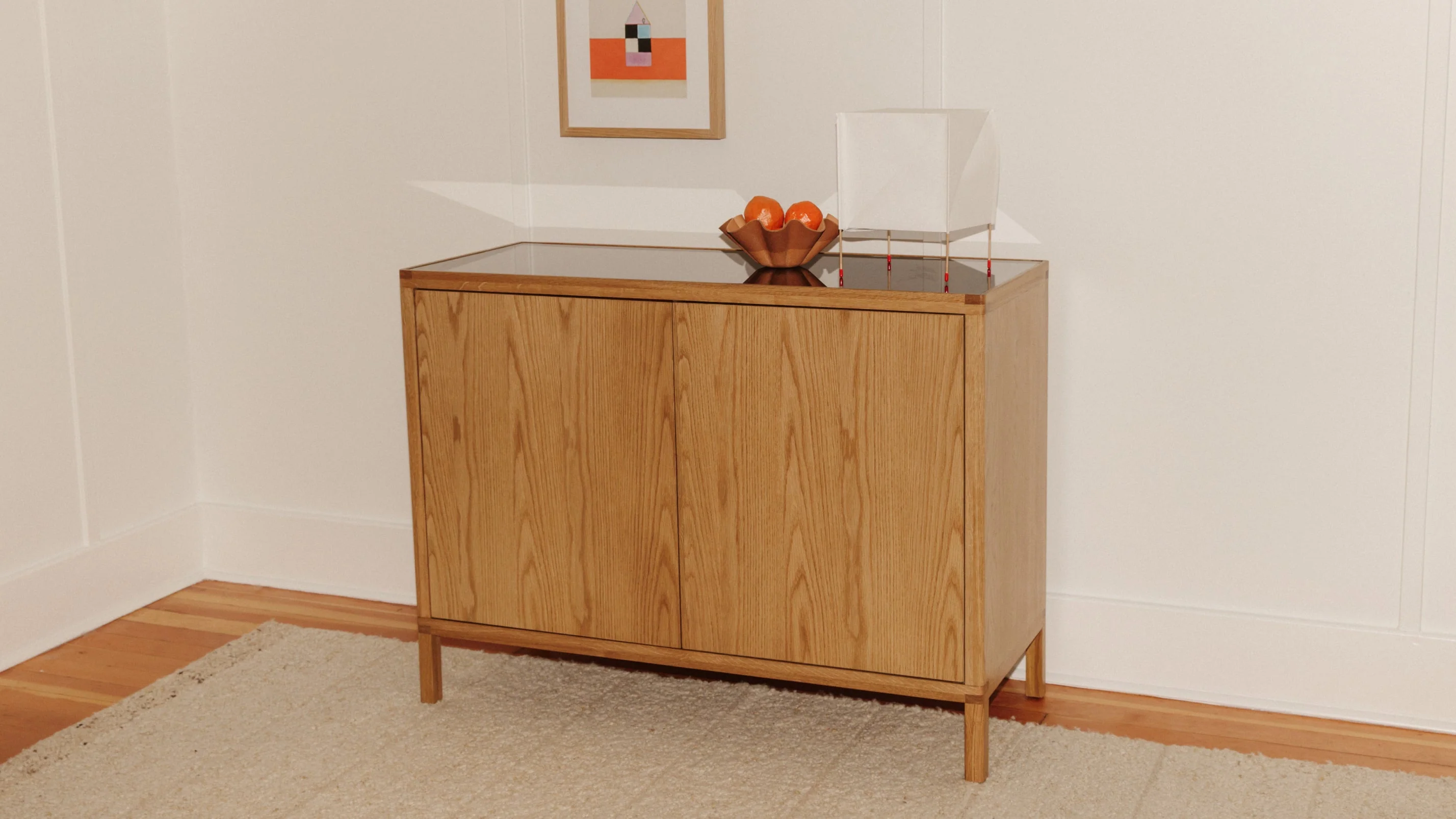 Glimpse Cabinet, White Oak - Image 3