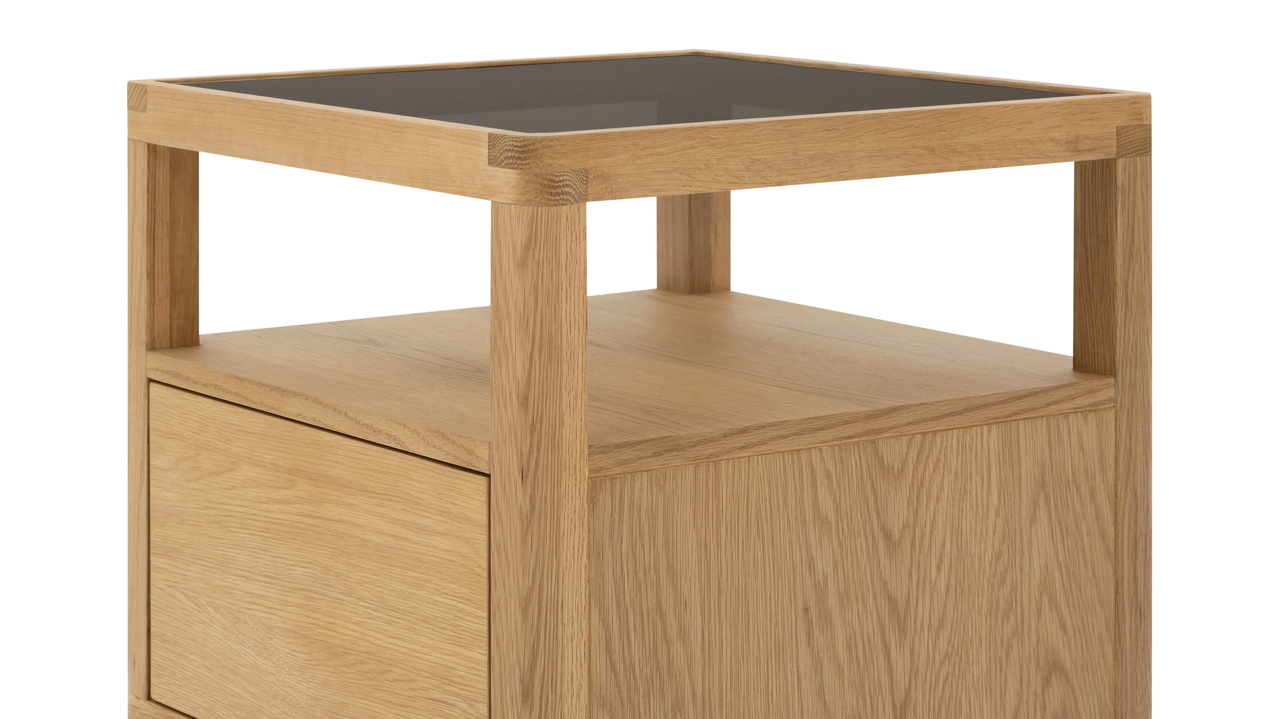 Glimpse Nightstand, White Oak - Image 10