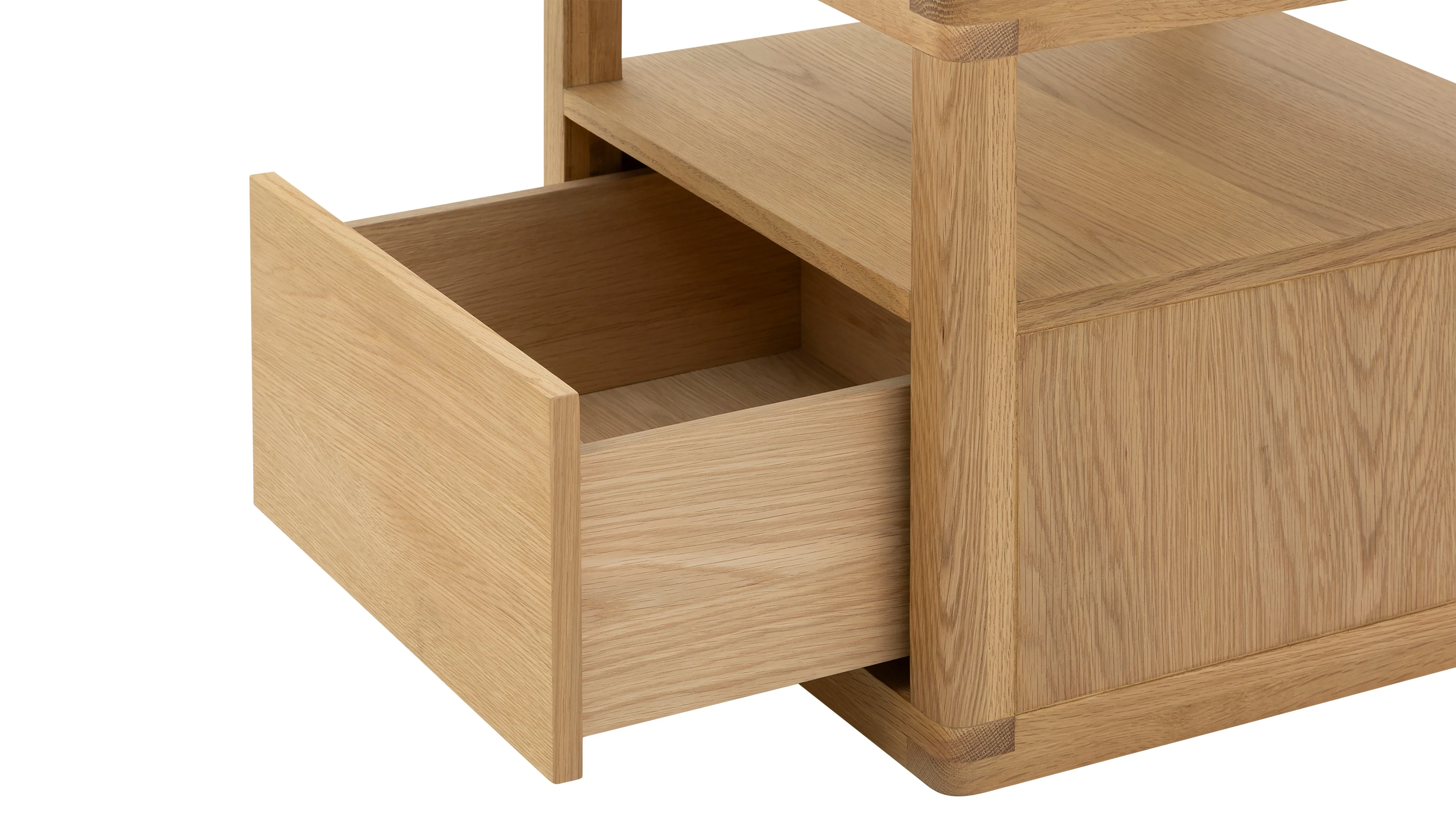 Glimpse Nightstand, White Oak - Image 9