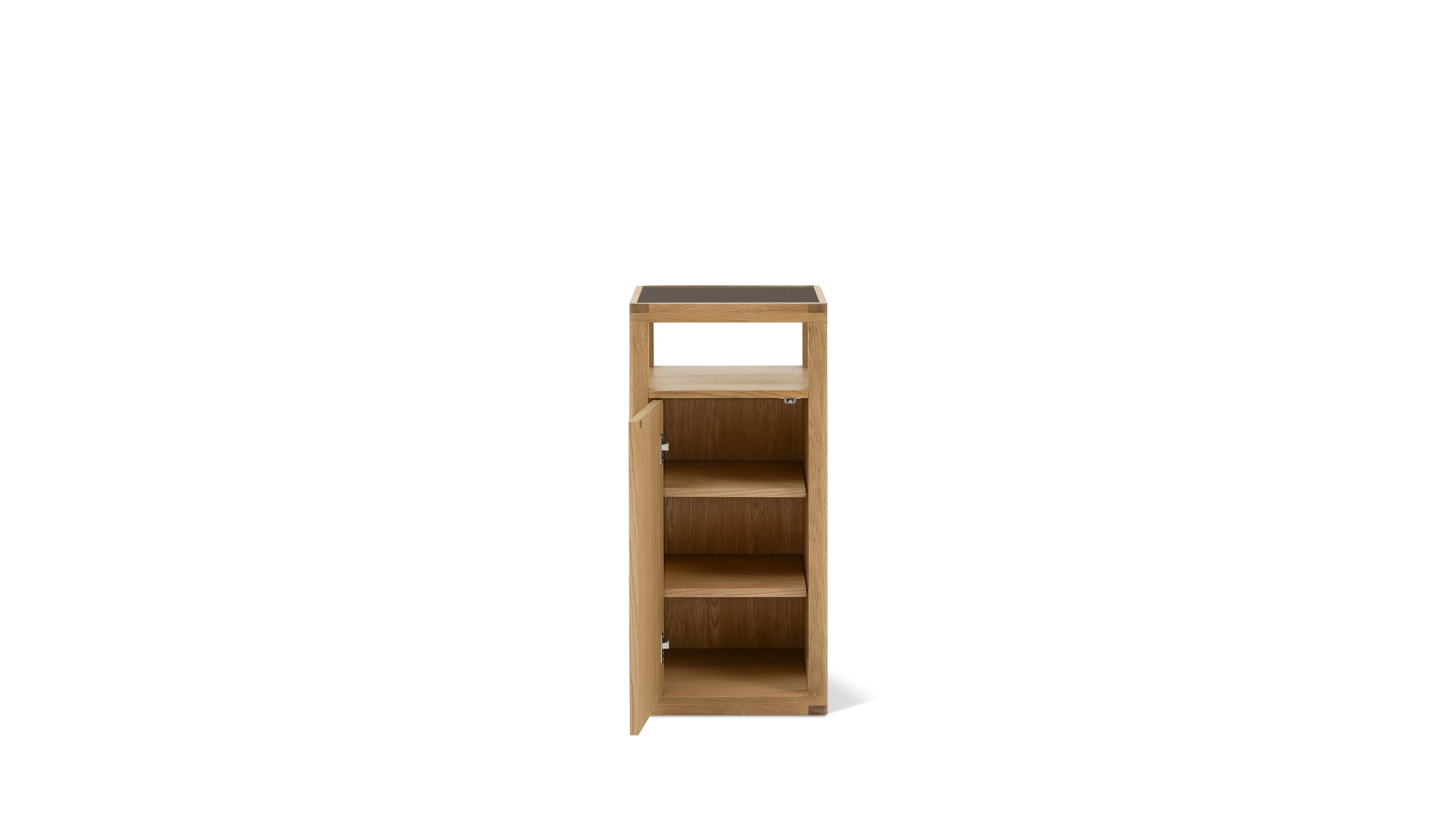 Glimpse Pedestal, White Oak - Image 3