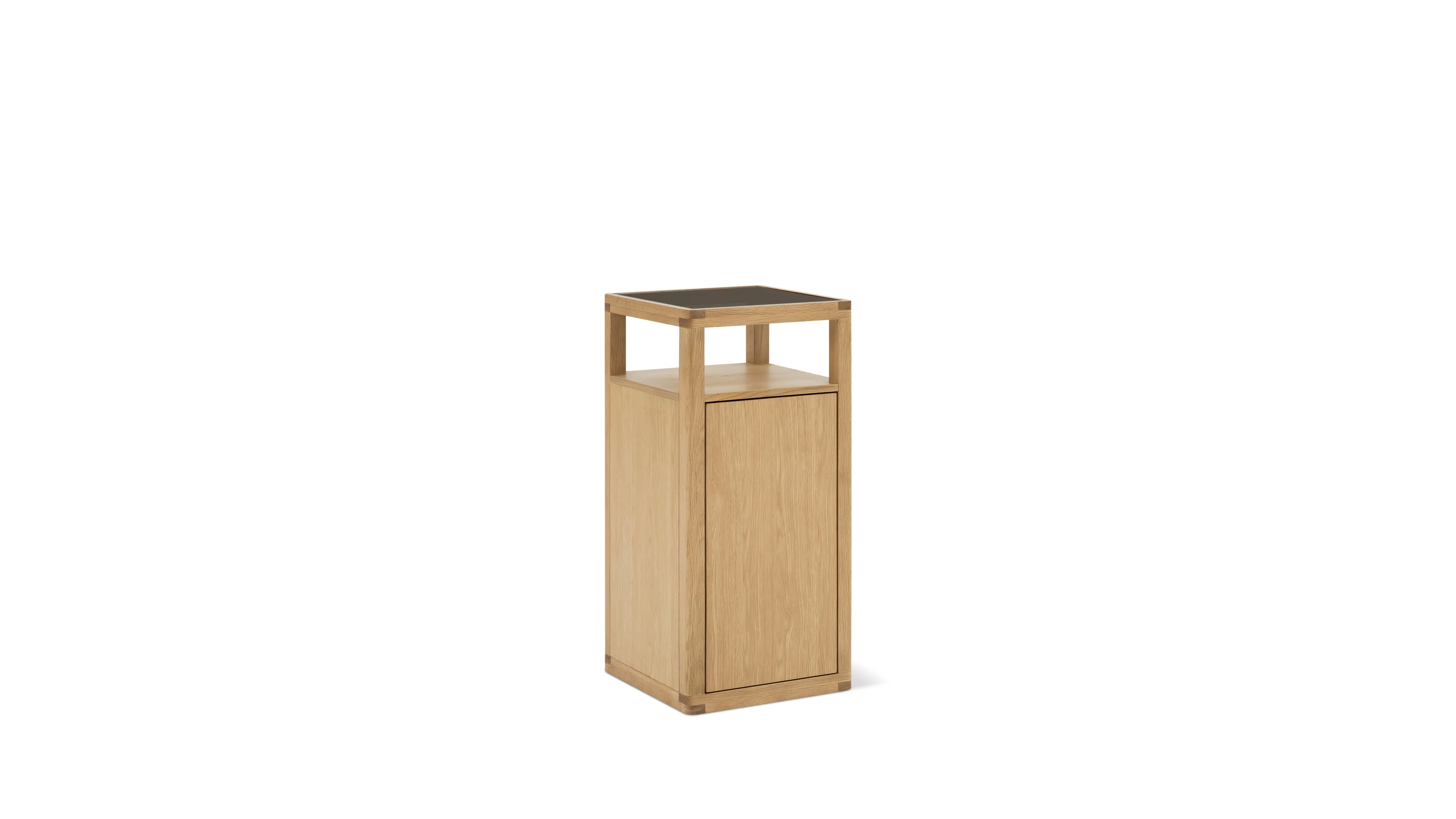 Glimpse Pedestal, White Oak - Image 4