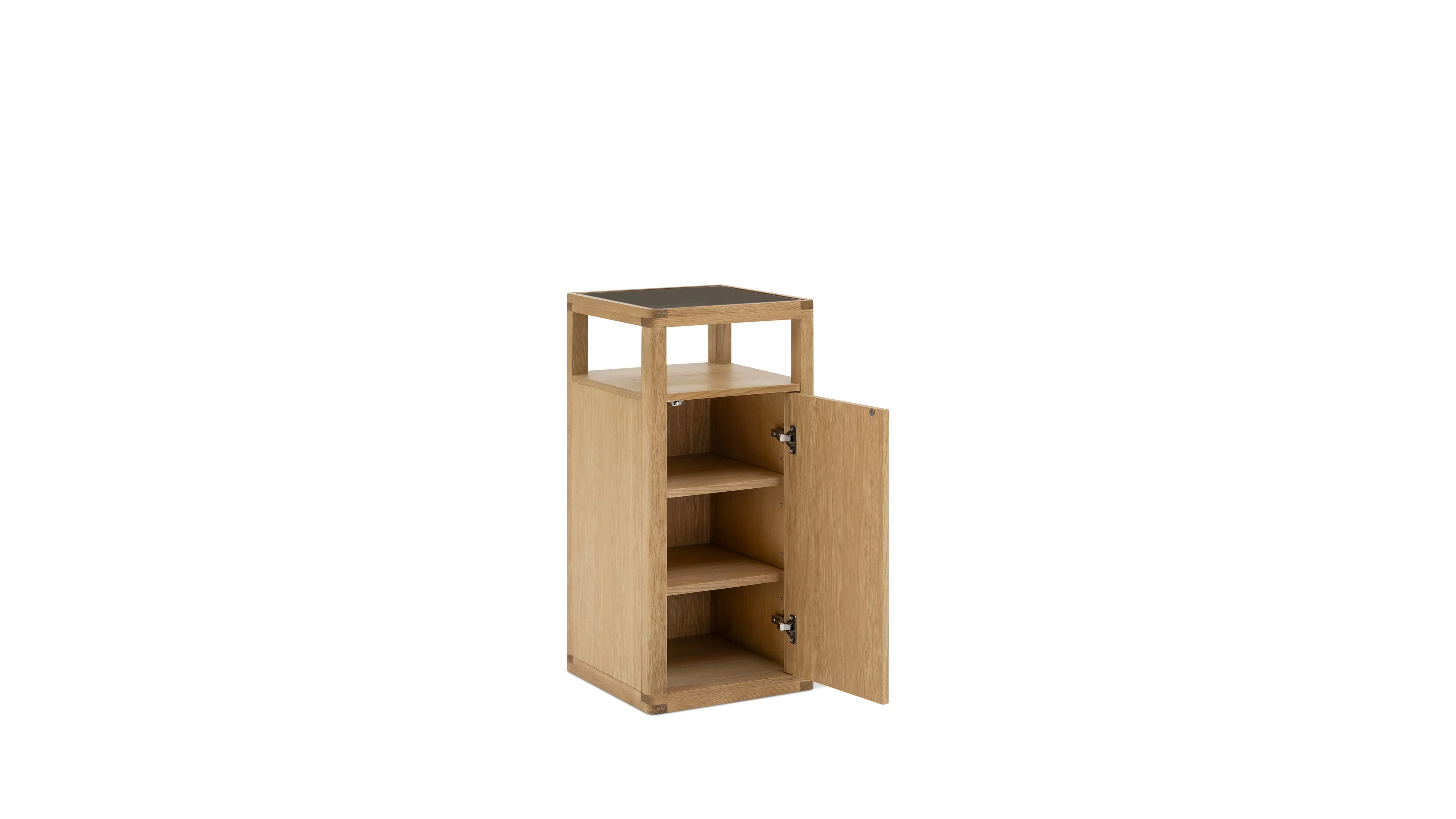 Glimpse Pedestal, White Oak - Image 5