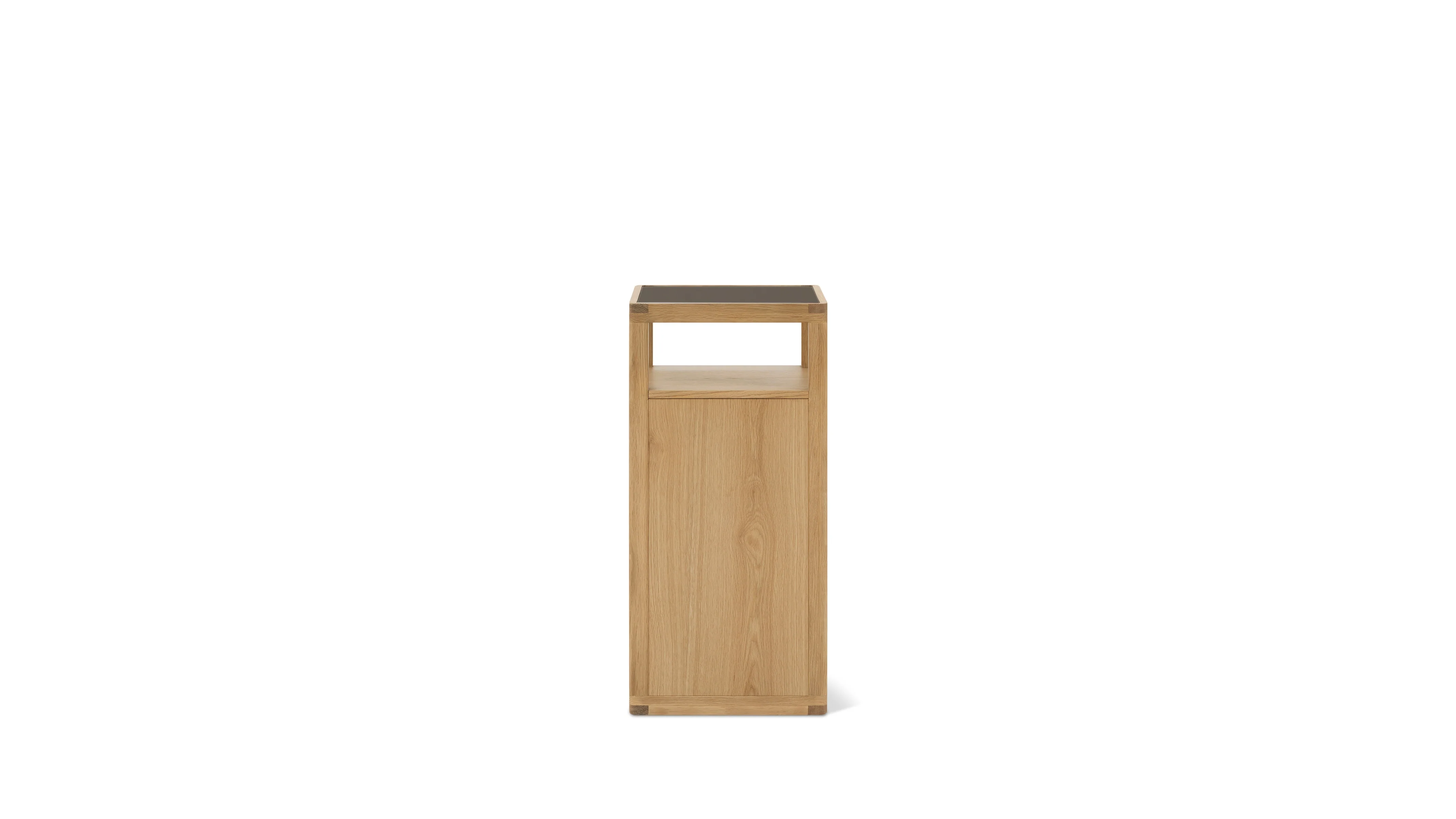 Glimpse Pedestal, White Oak - Image 7
