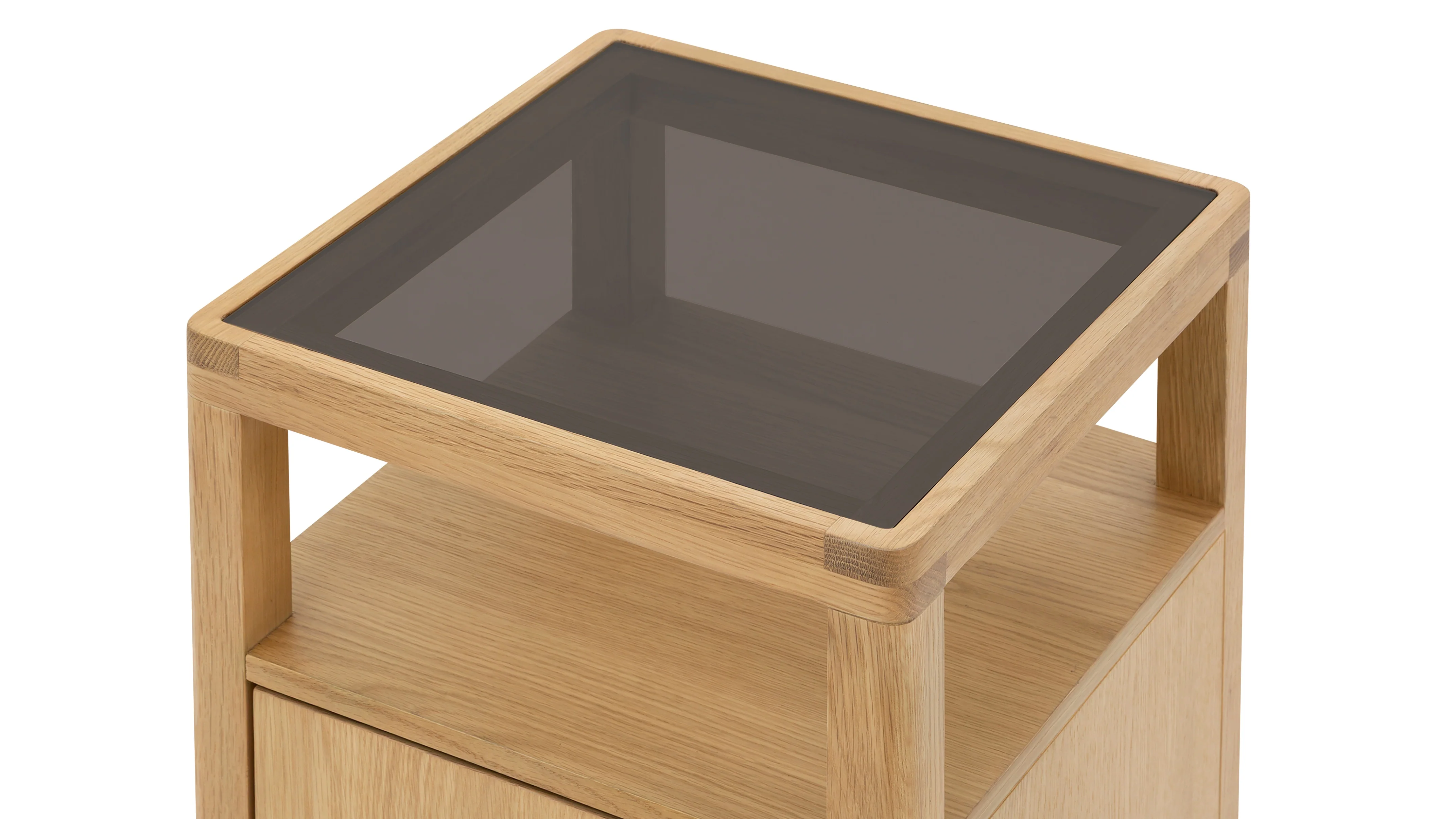 Glimpse Pedestal, White Oak - Image 8