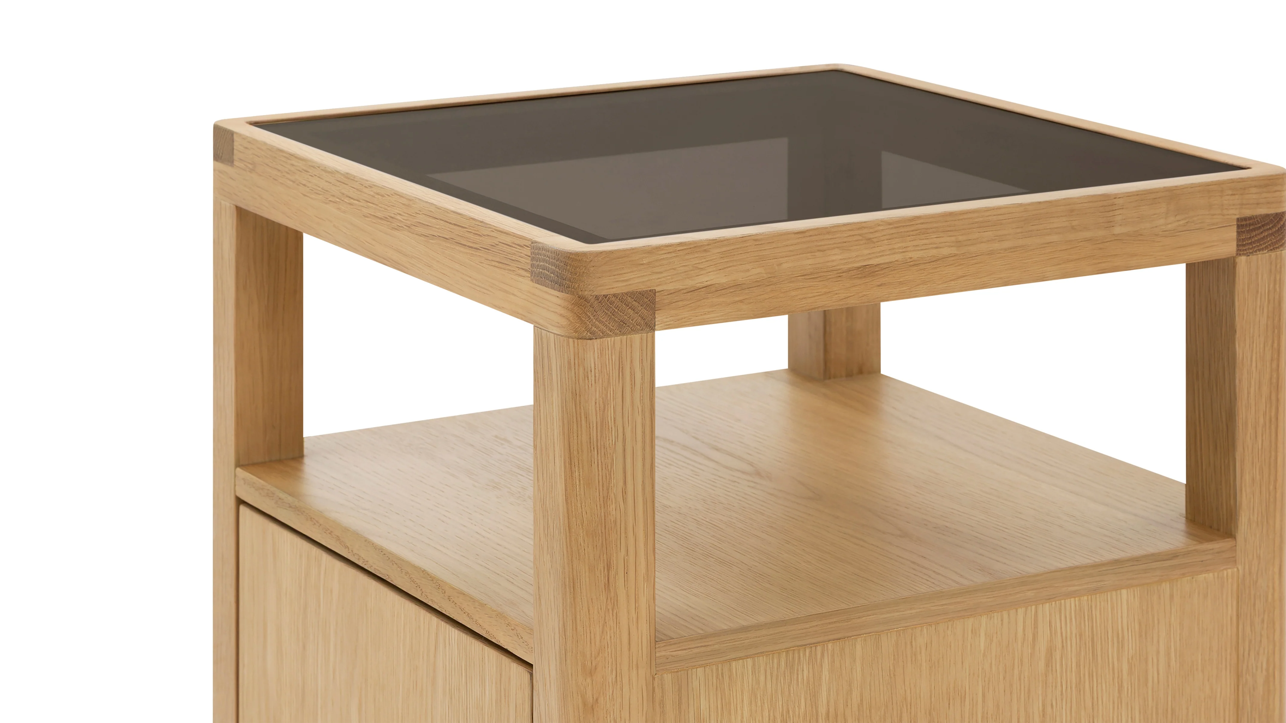 Glimpse Pedestal, White Oak - Image 9