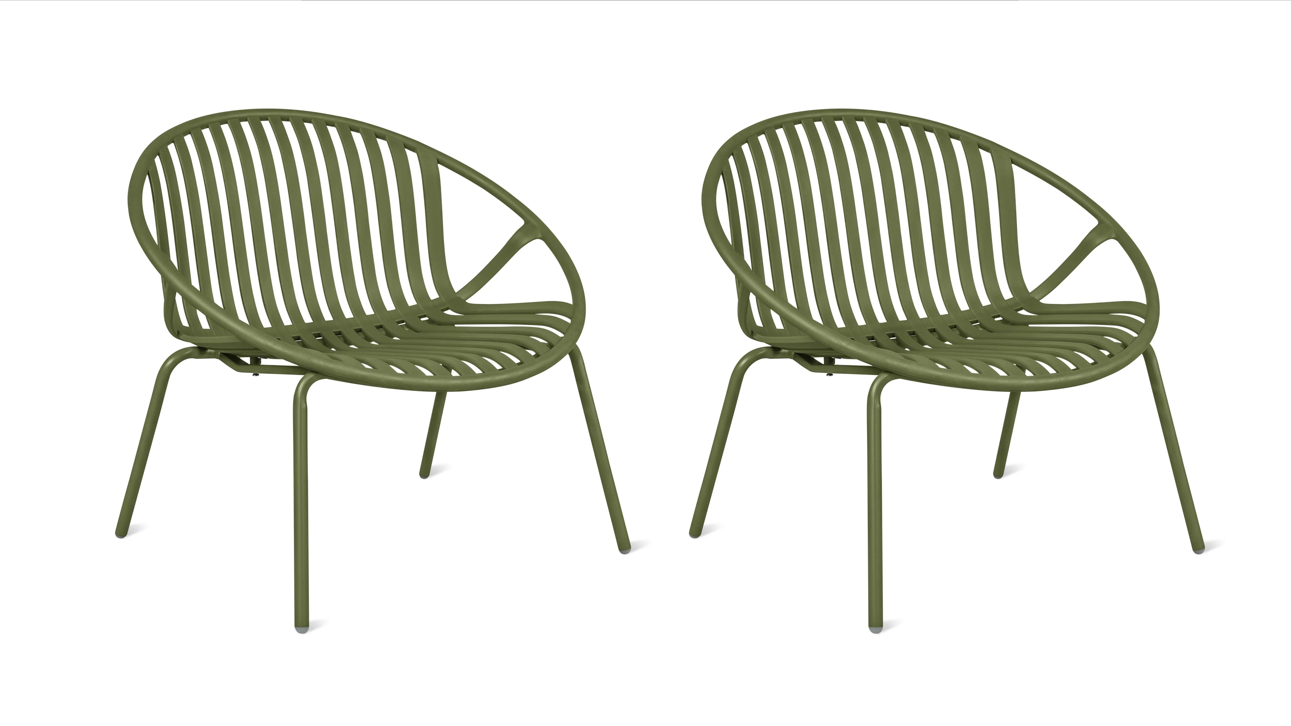 Golden Hour Outdoor Lounge Chair (Set of Two), Matcha - Image 5