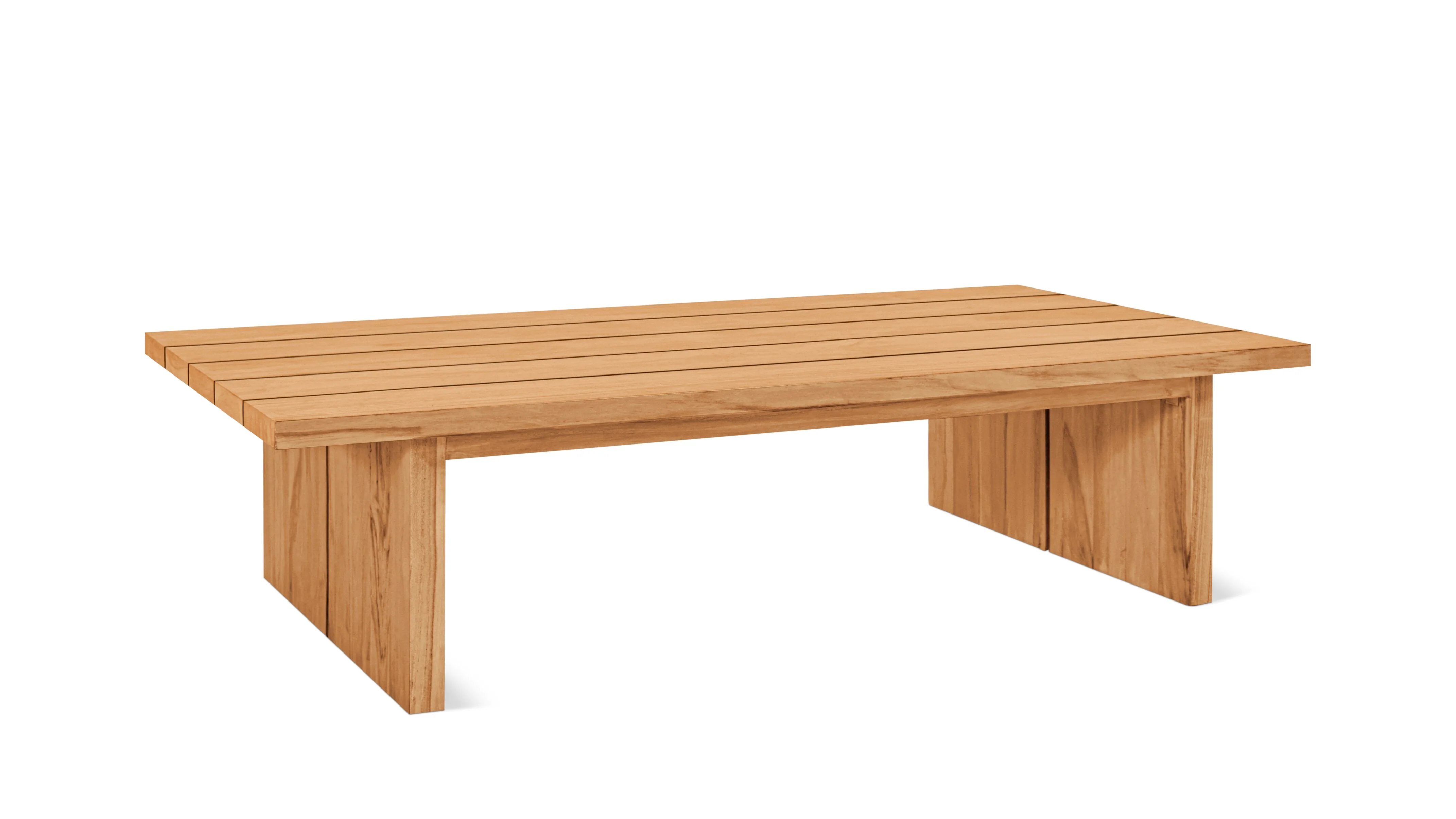 Harbour Outdoor Coffee Table, Teak - Image 2