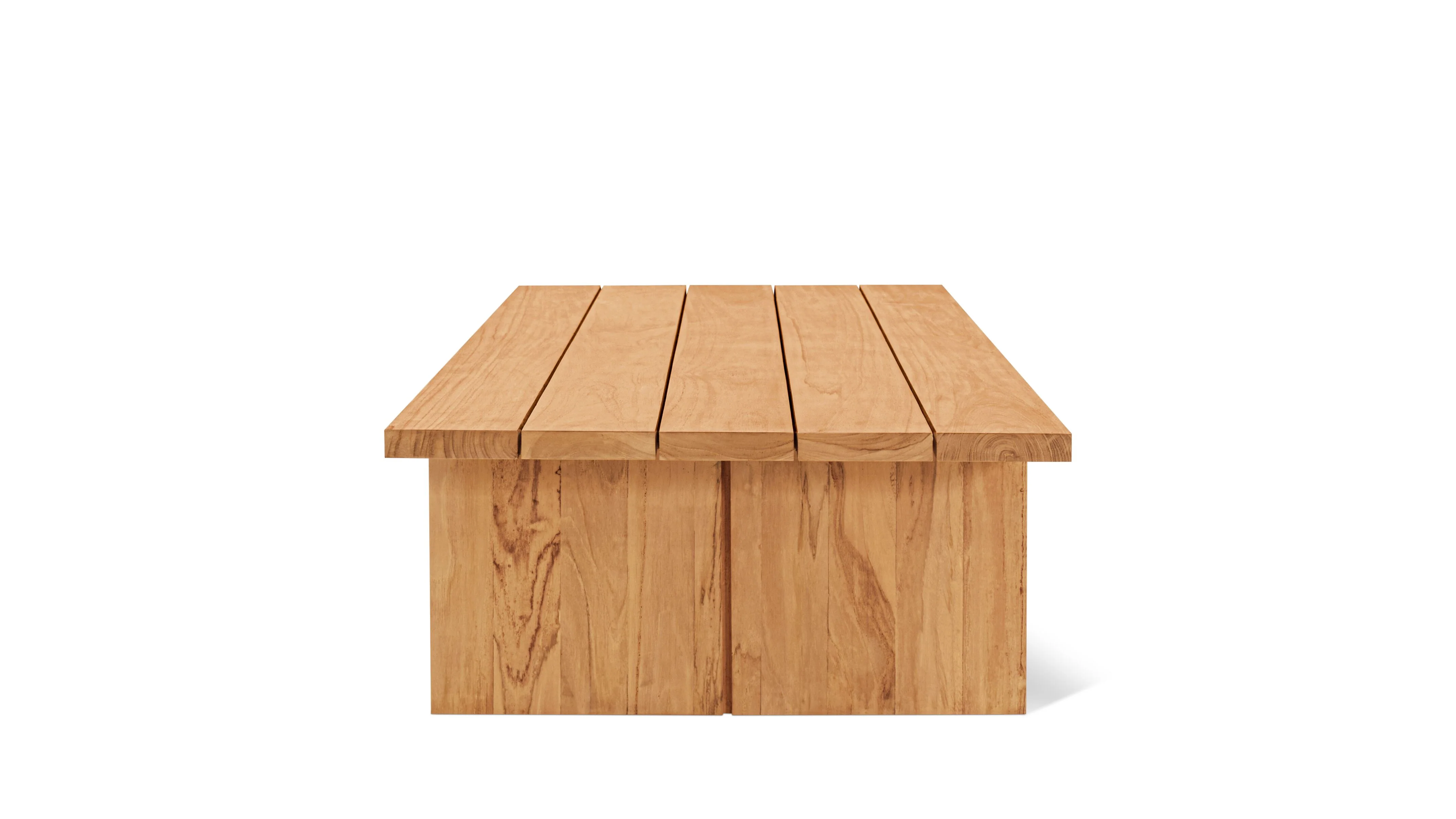 Harbour Outdoor Coffee Table, Teak - Image 6