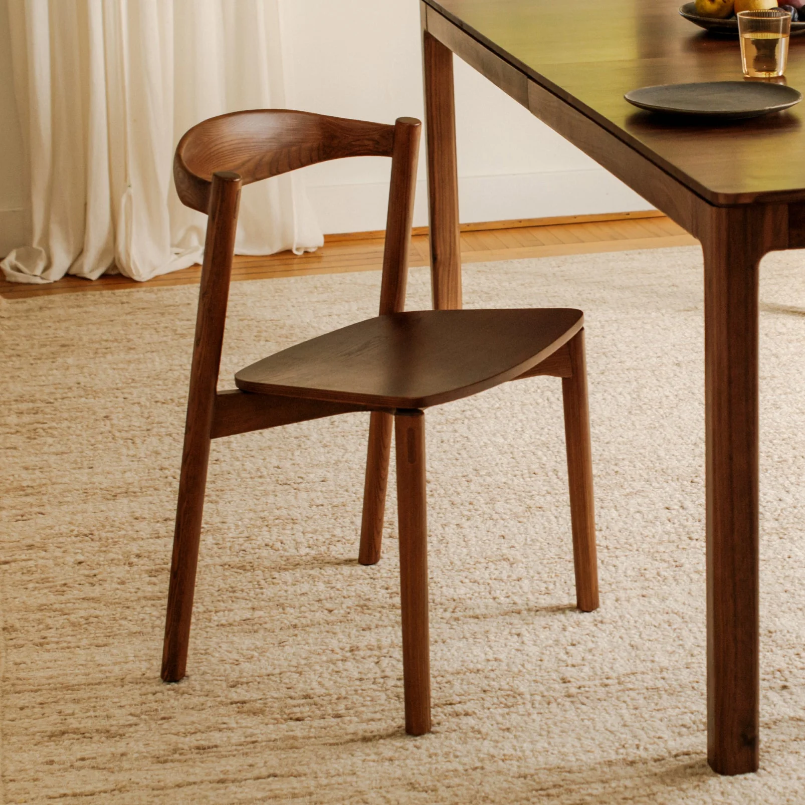 Haven Dining Chair (Set Of Two), Stained Walnut
