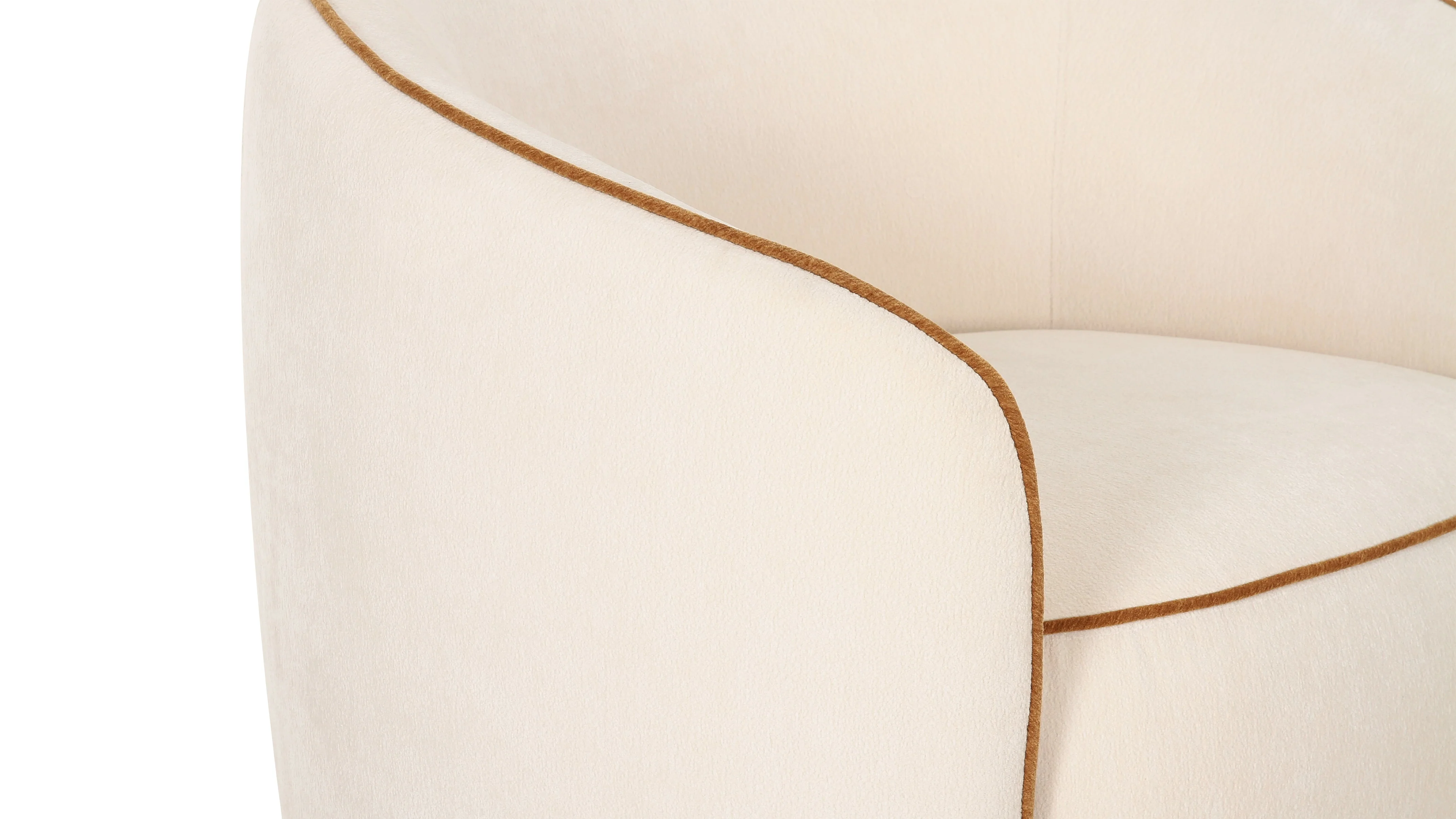 In the Groove Lounge Chair, Almond - Image 10
