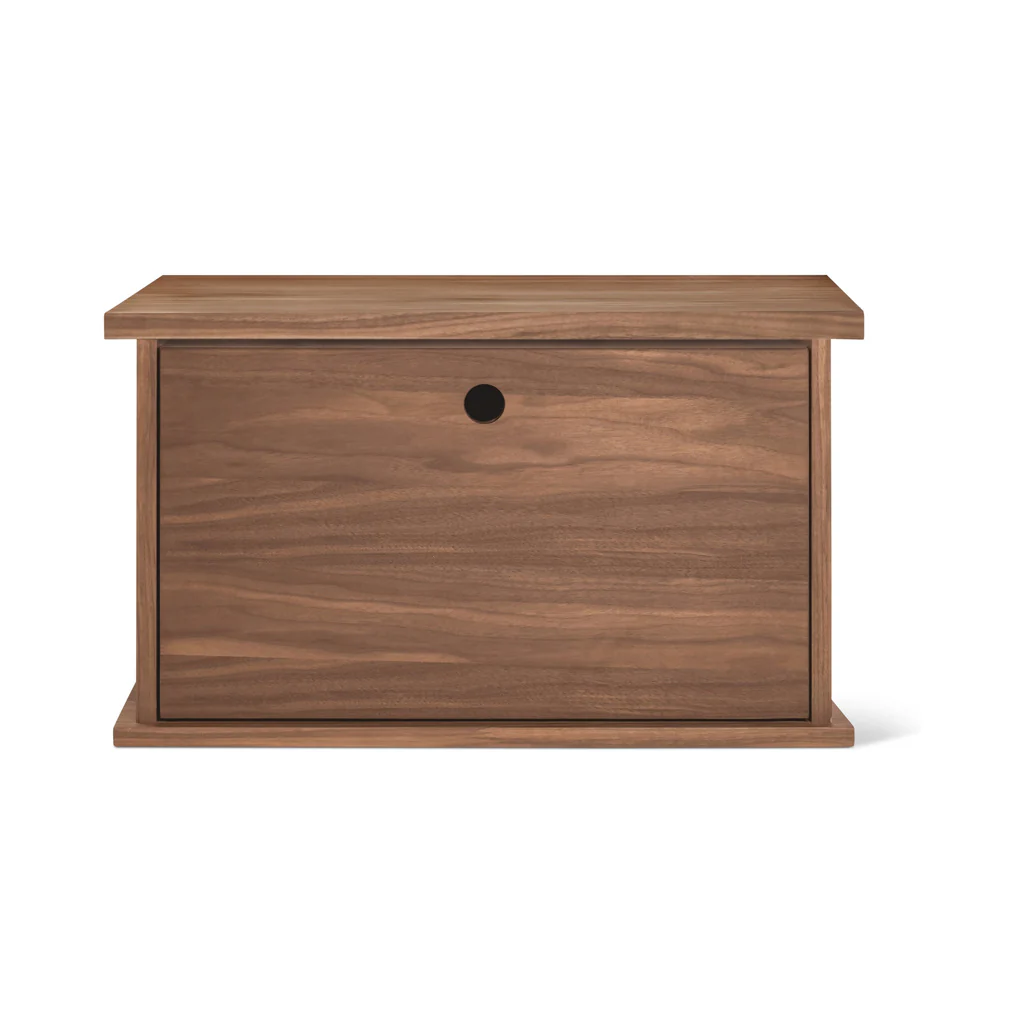 Keep Stacking Storage System 1-Piece, Closed, Walnut