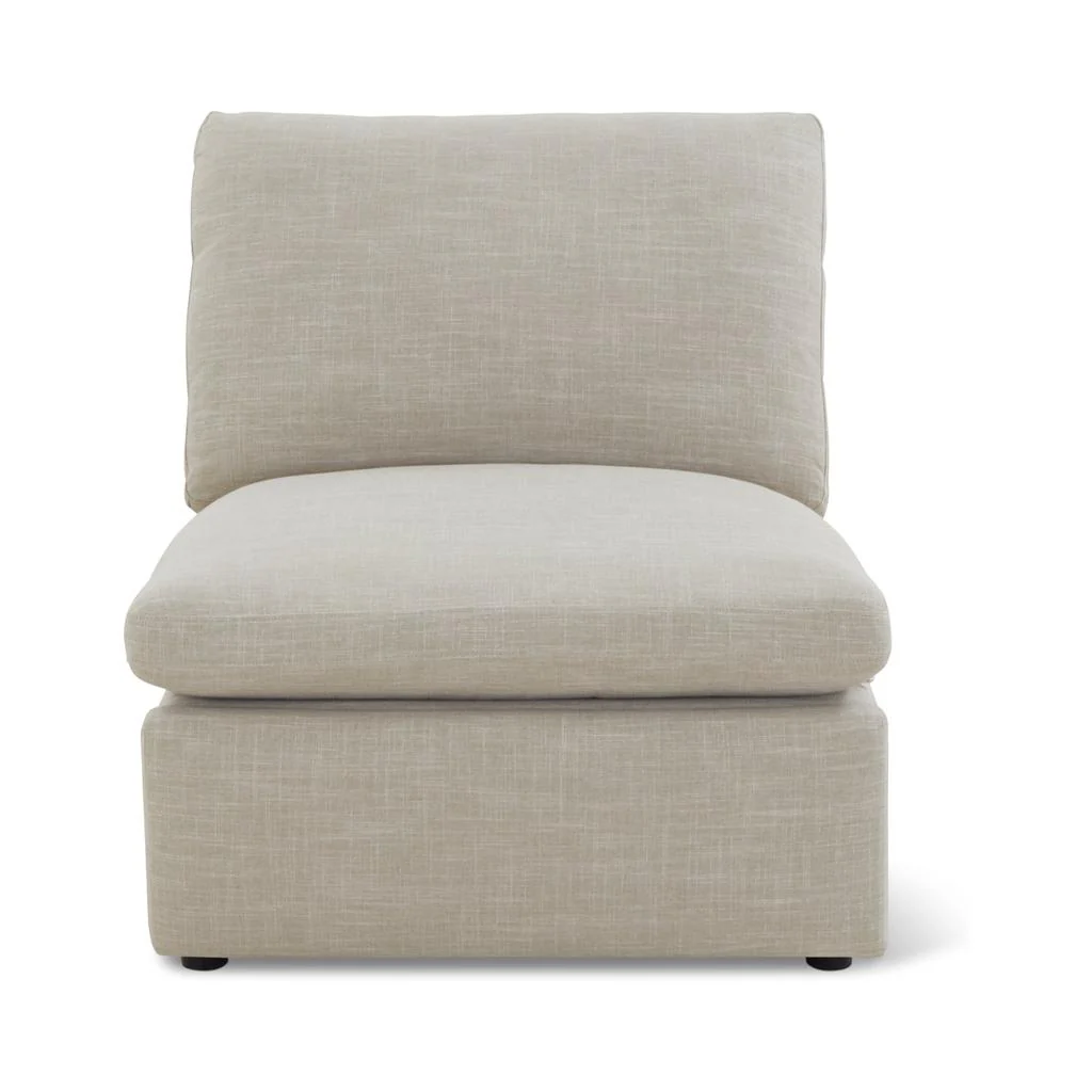 Lift Off Armless Chair, Light Pebble