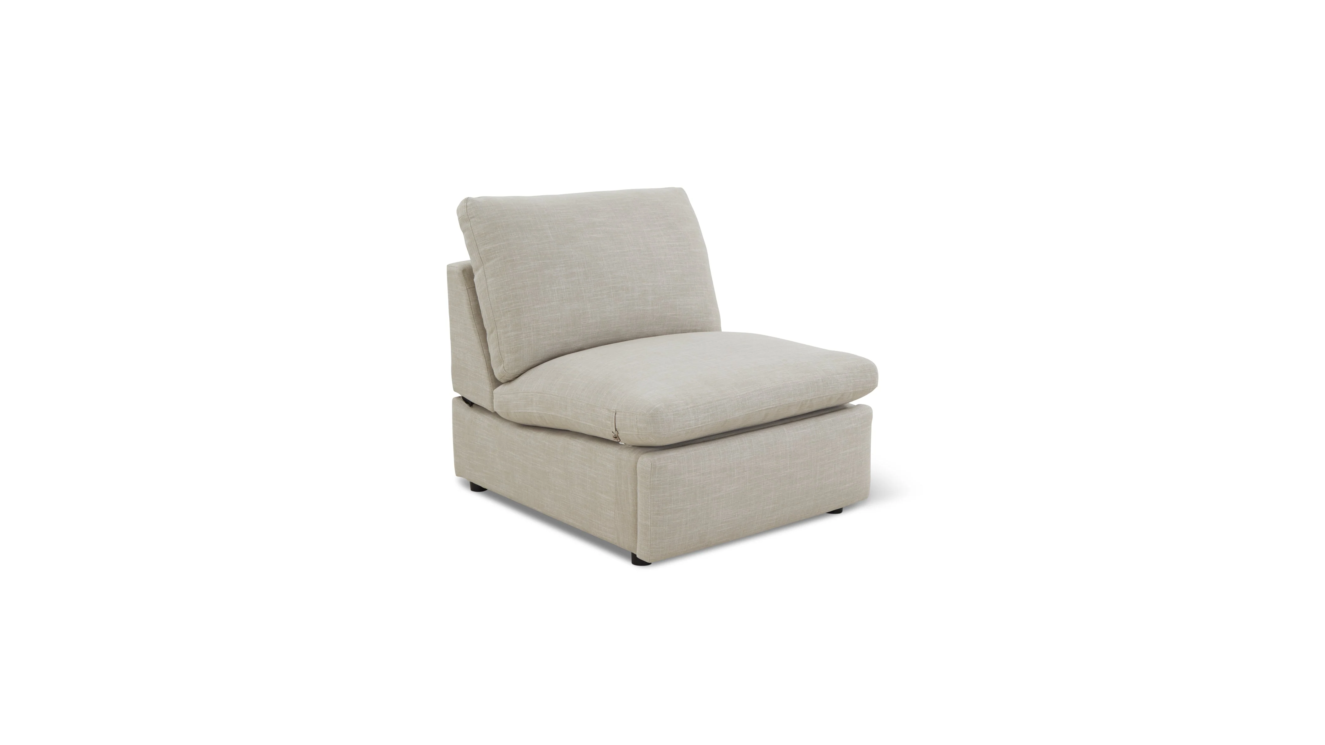 Lift Off Armless Chair, Light Pebble - Image 3