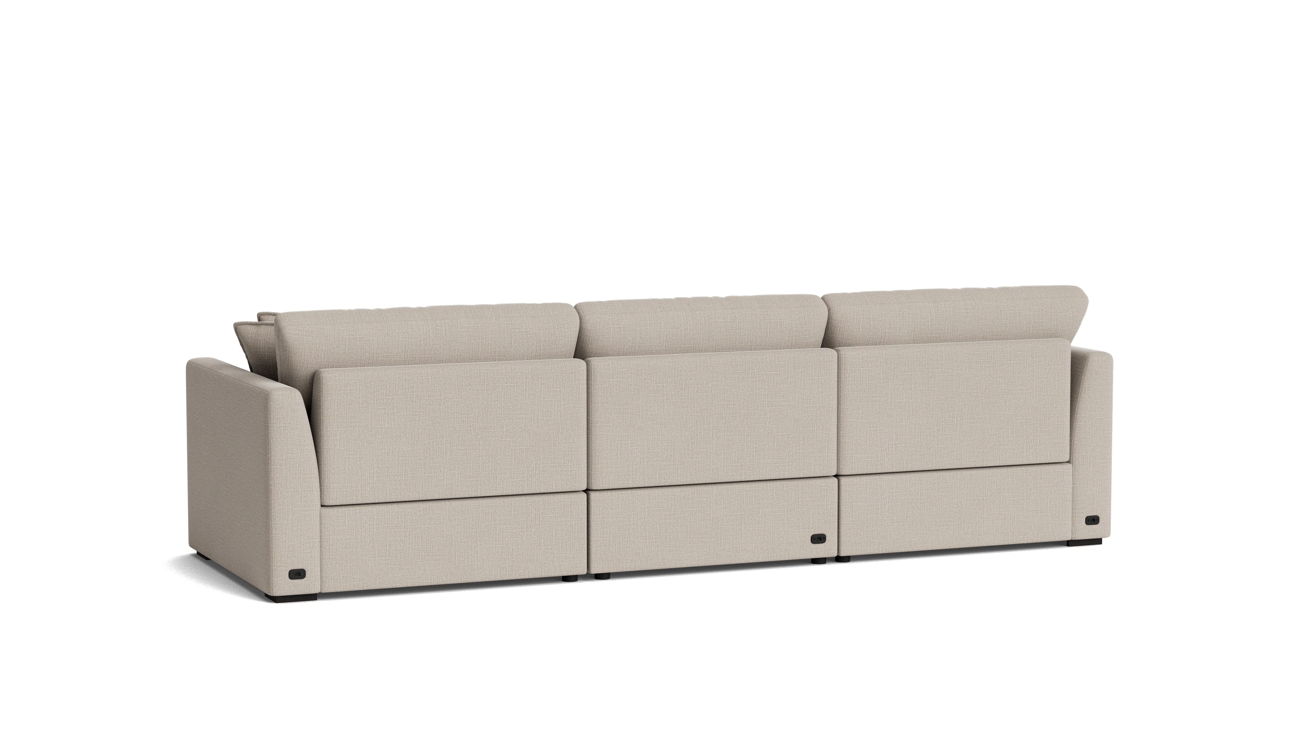 Lift Off Power Recliner 3-Piece Modular Sofa, Light Pebble - Image 10