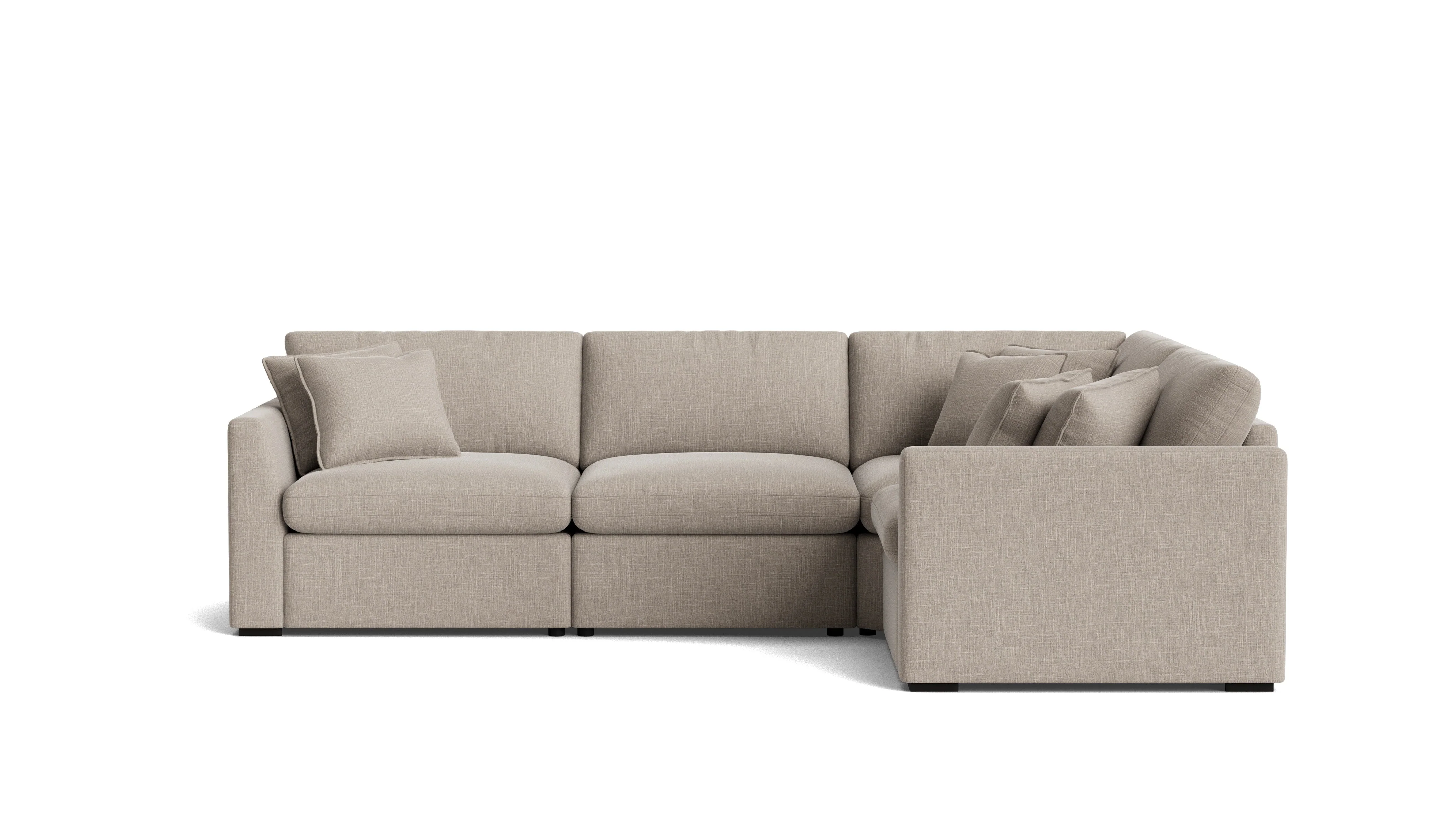 Lift Off Power Recliner 4-Piece Modular Sectional, Light Pebble - Image 2