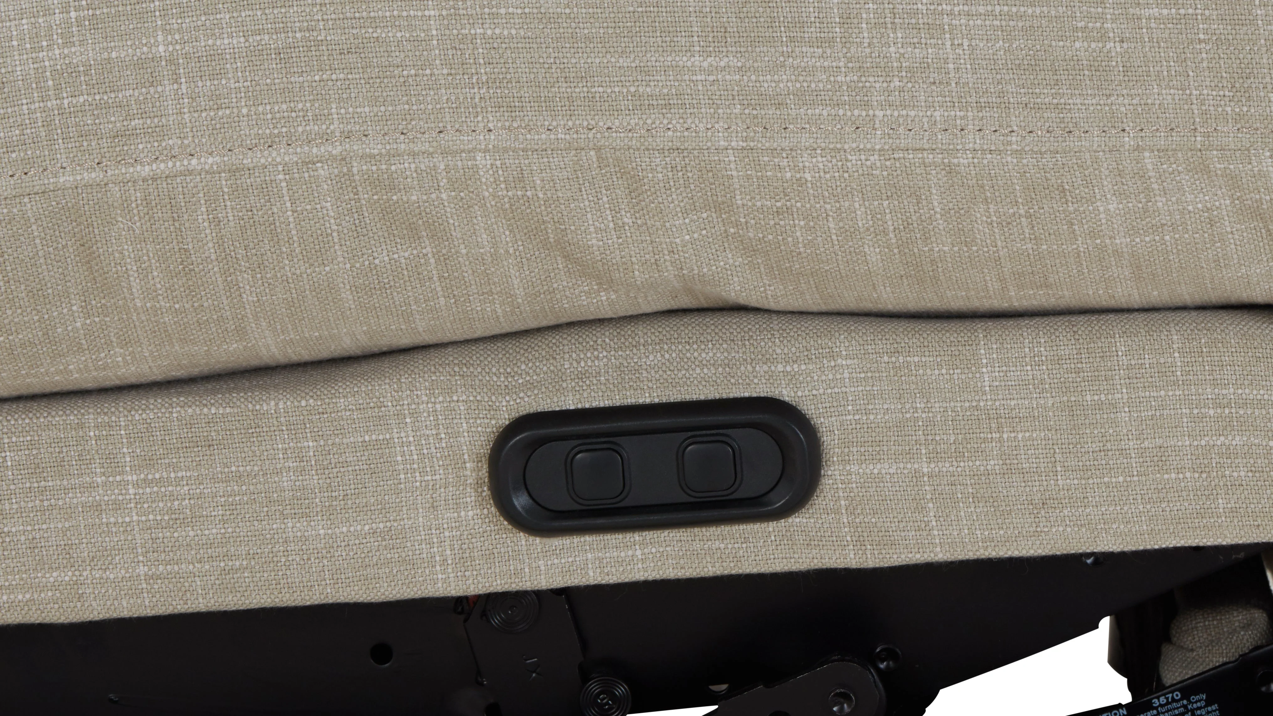 Lift Off Power Recliner Armless Chair, Light Pebble - Image 10