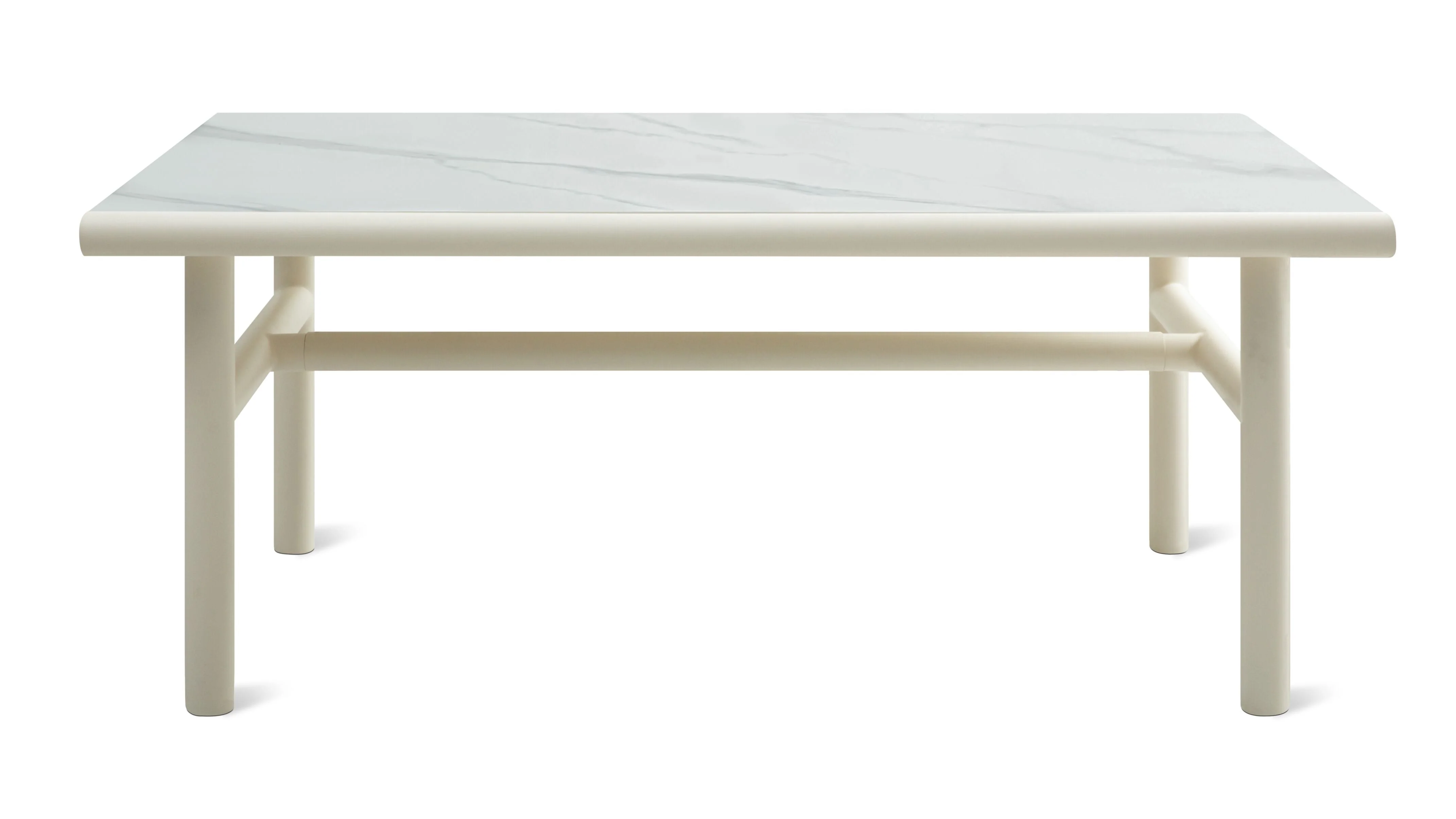 Long Weekend Outdoor Dining Table, Ivory - Image 3