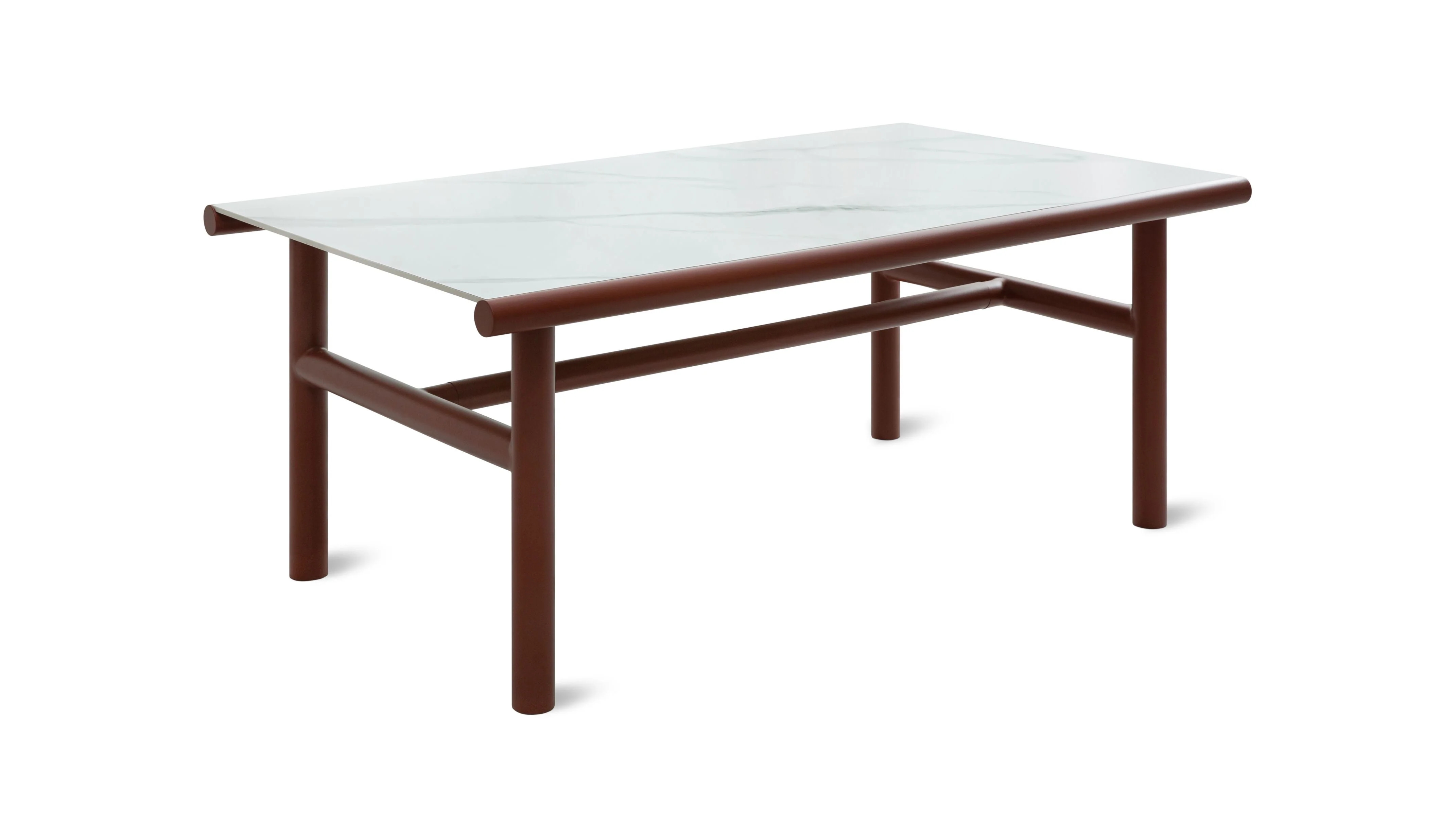 Long Weekend Outdoor Dining Table, Terracotta - Image 2