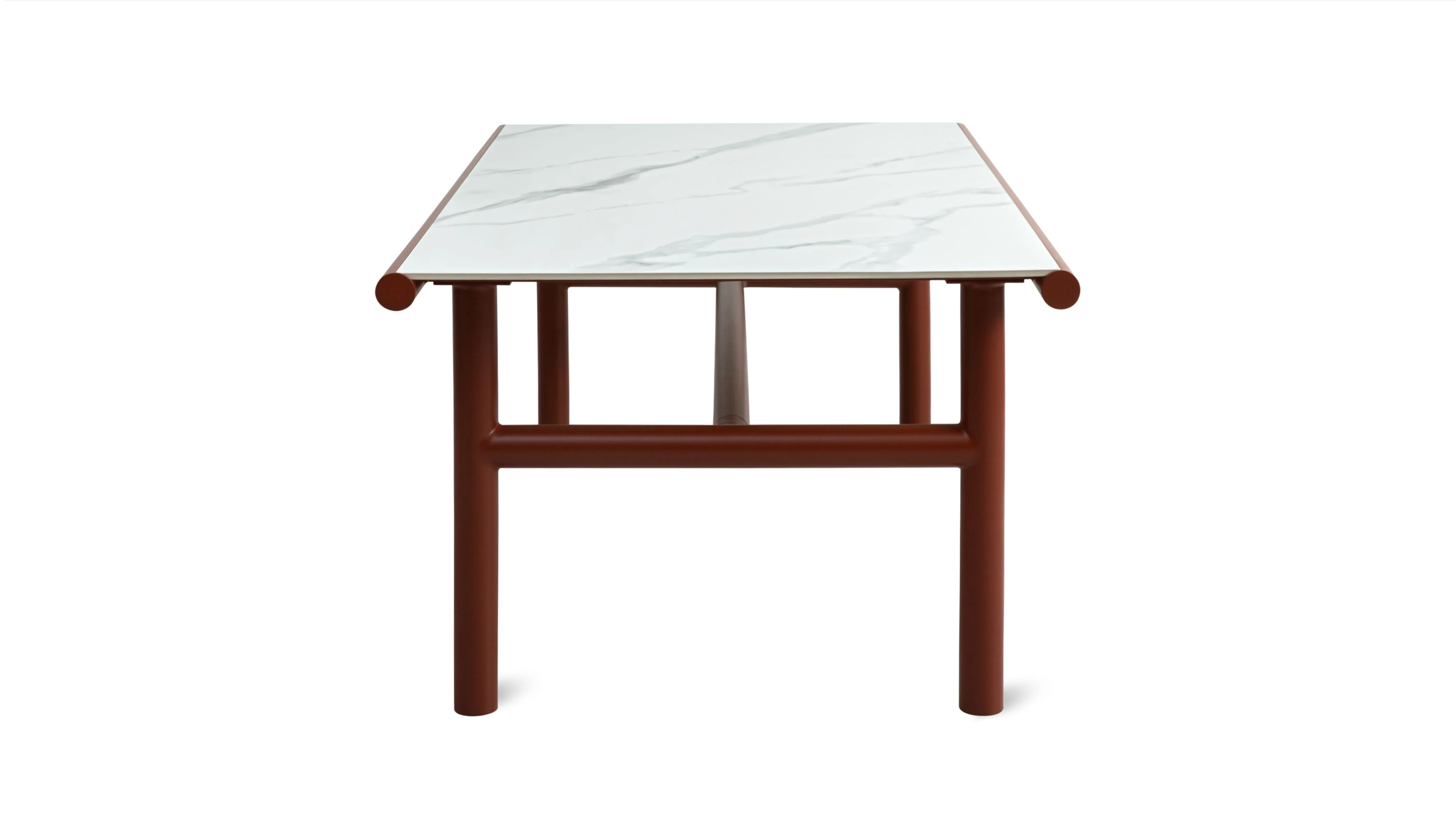 Long Weekend Outdoor Dining Table, Terracotta - Image 4