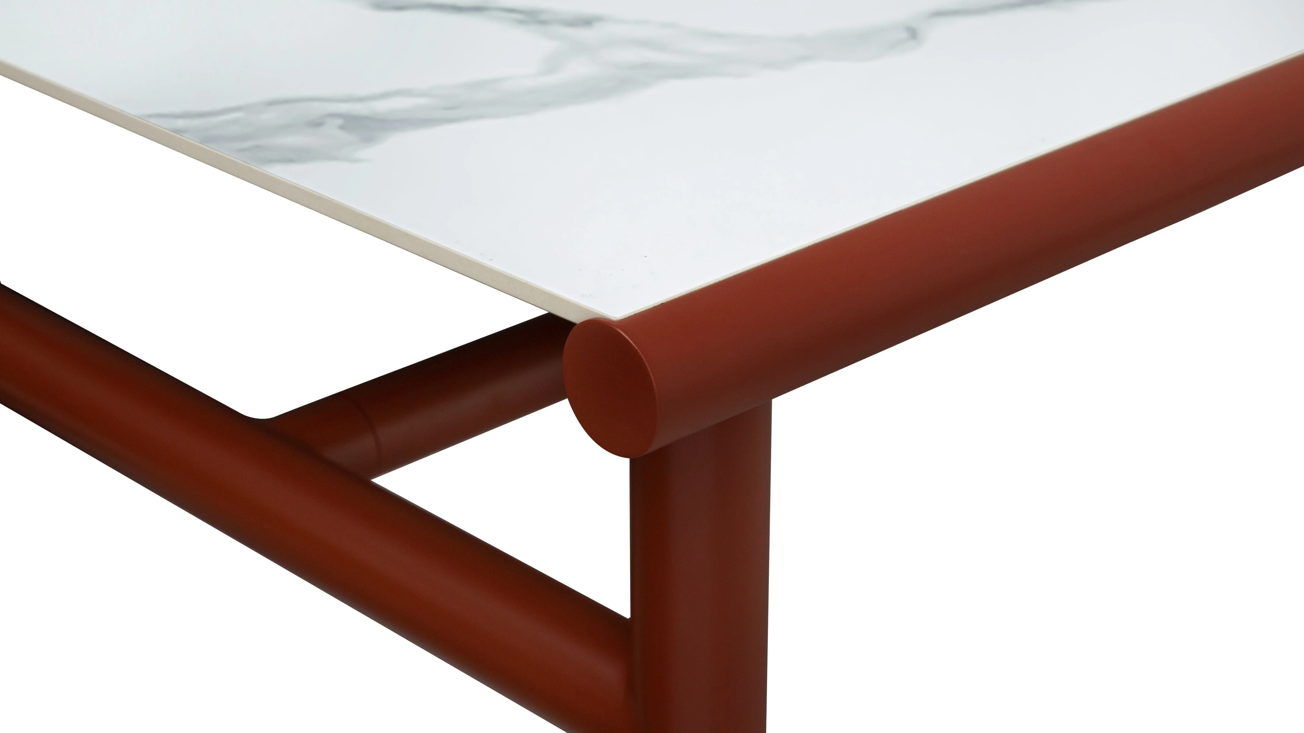 Long Weekend Outdoor Dining Table, Terracotta - Image 8