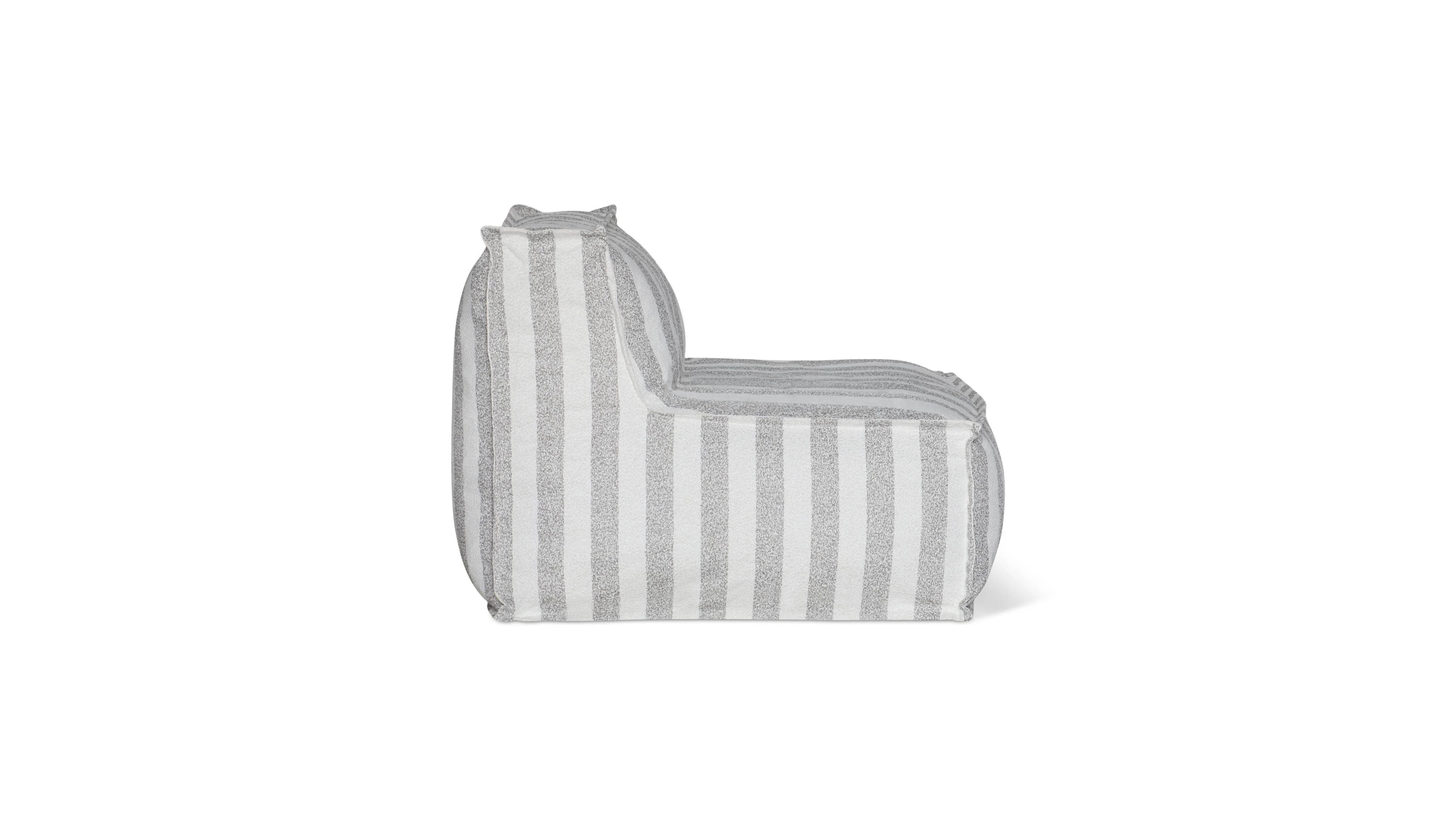 Make Waves Outdoor Armless Chair, Brighton Stripe - Image 4