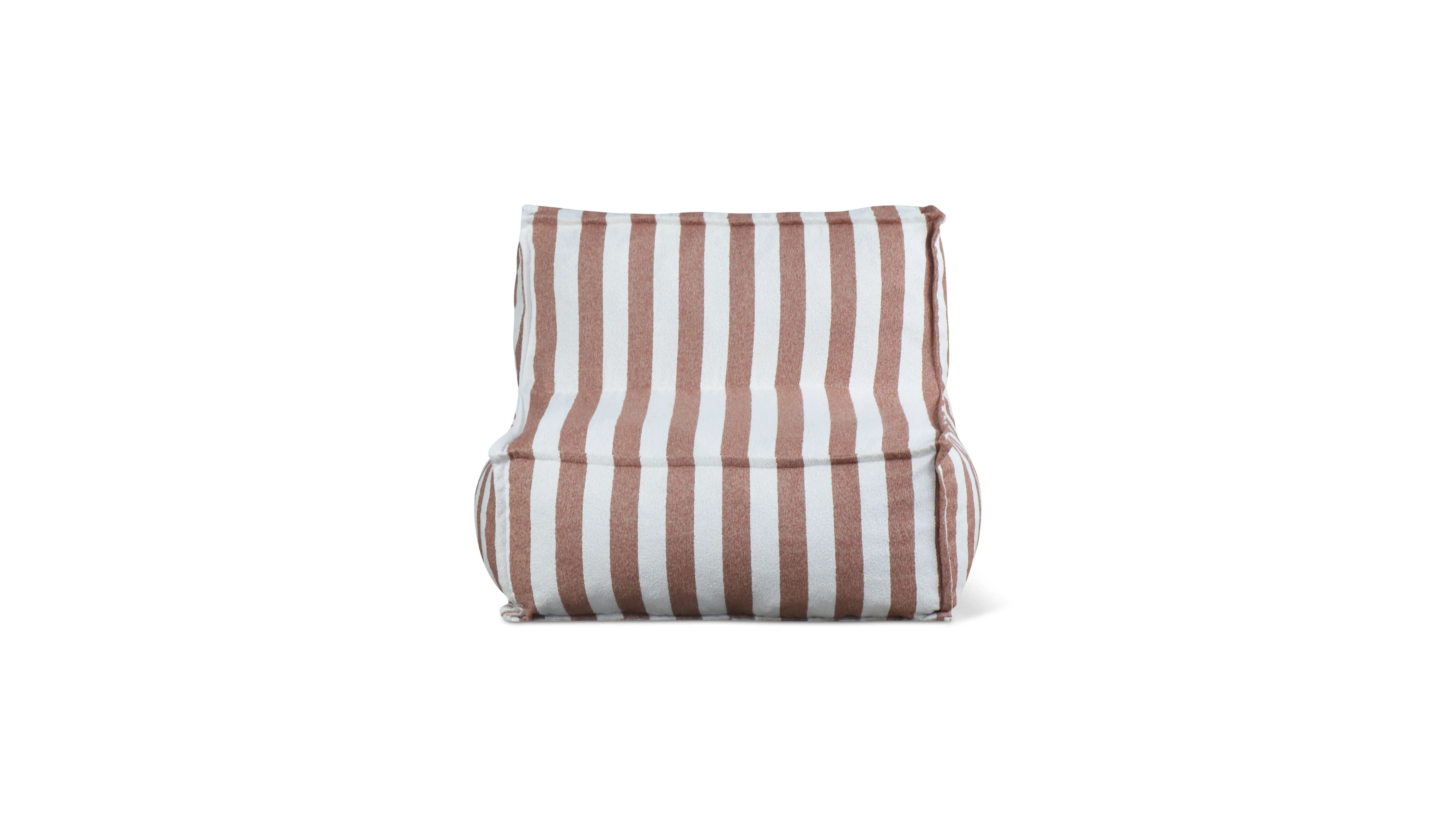 Make Waves Outdoor Armless Chair, Tuscan Stripe - Image 5
