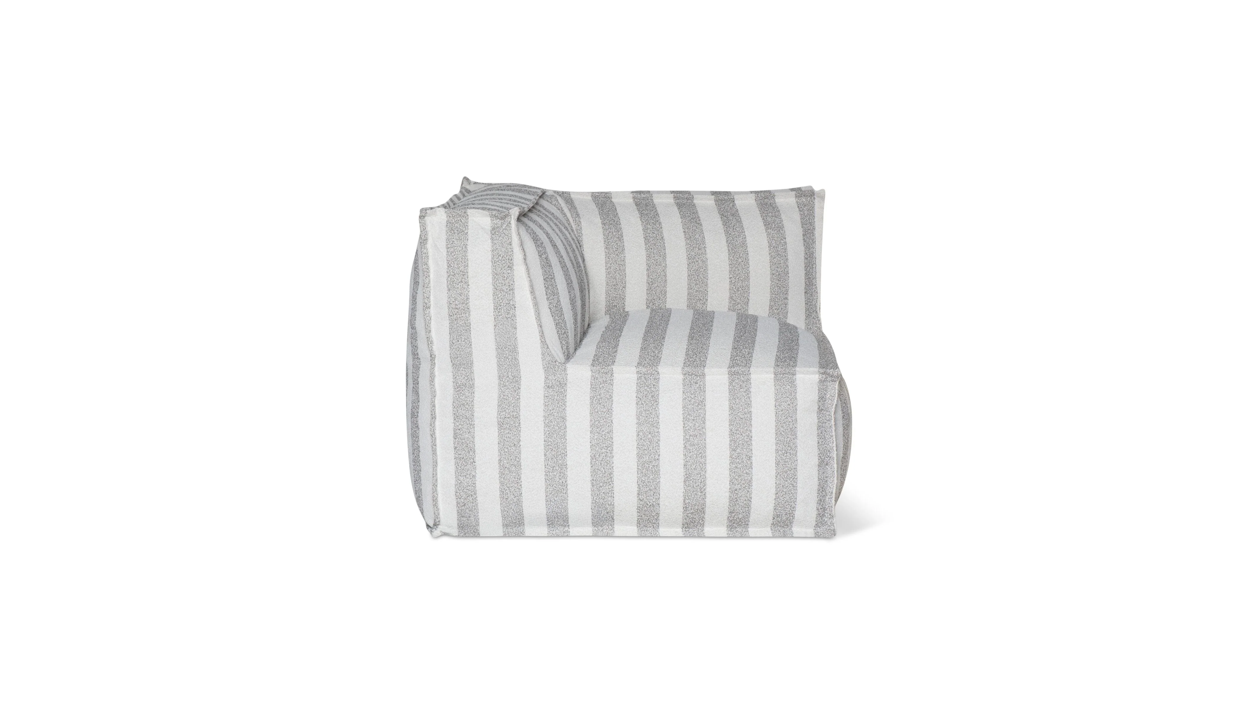 Make Waves Outdoor Corner Chair, Brighton Stripe - Image 3