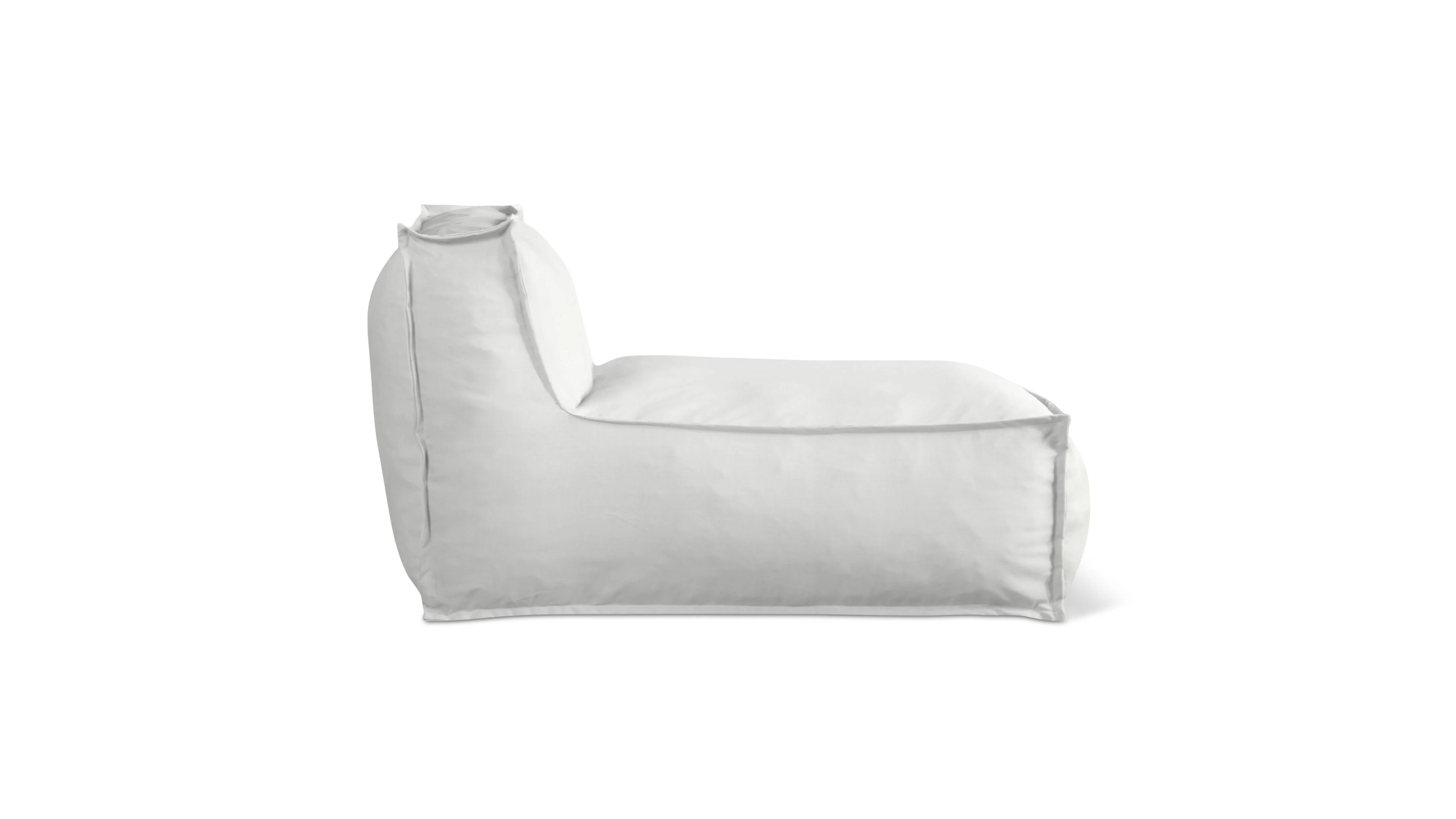Make Waves Outdoor Loveseat, Gull - Image 4
