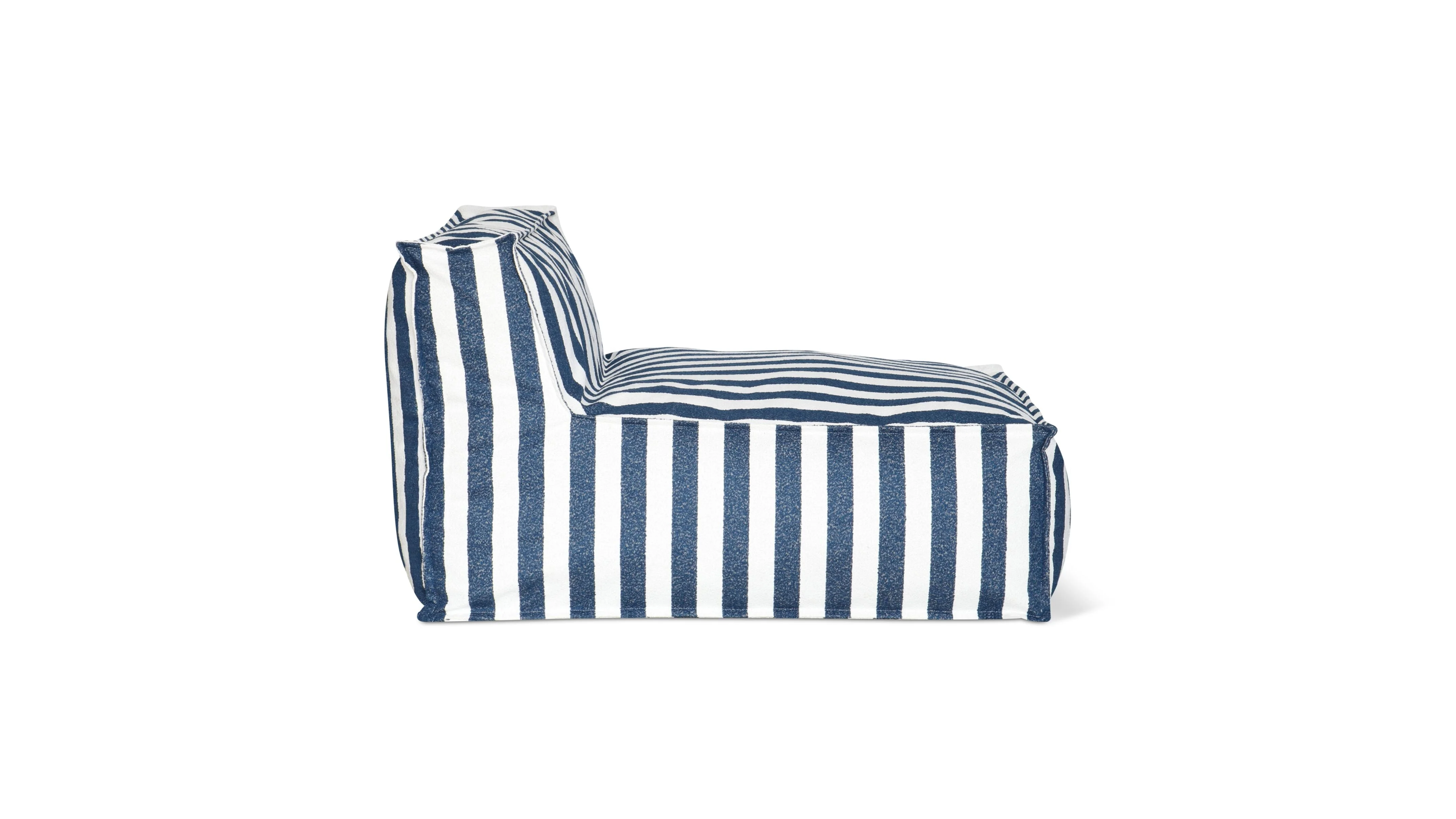 Make Waves Outdoor Loveseat, Ocean Stripe - Image 5