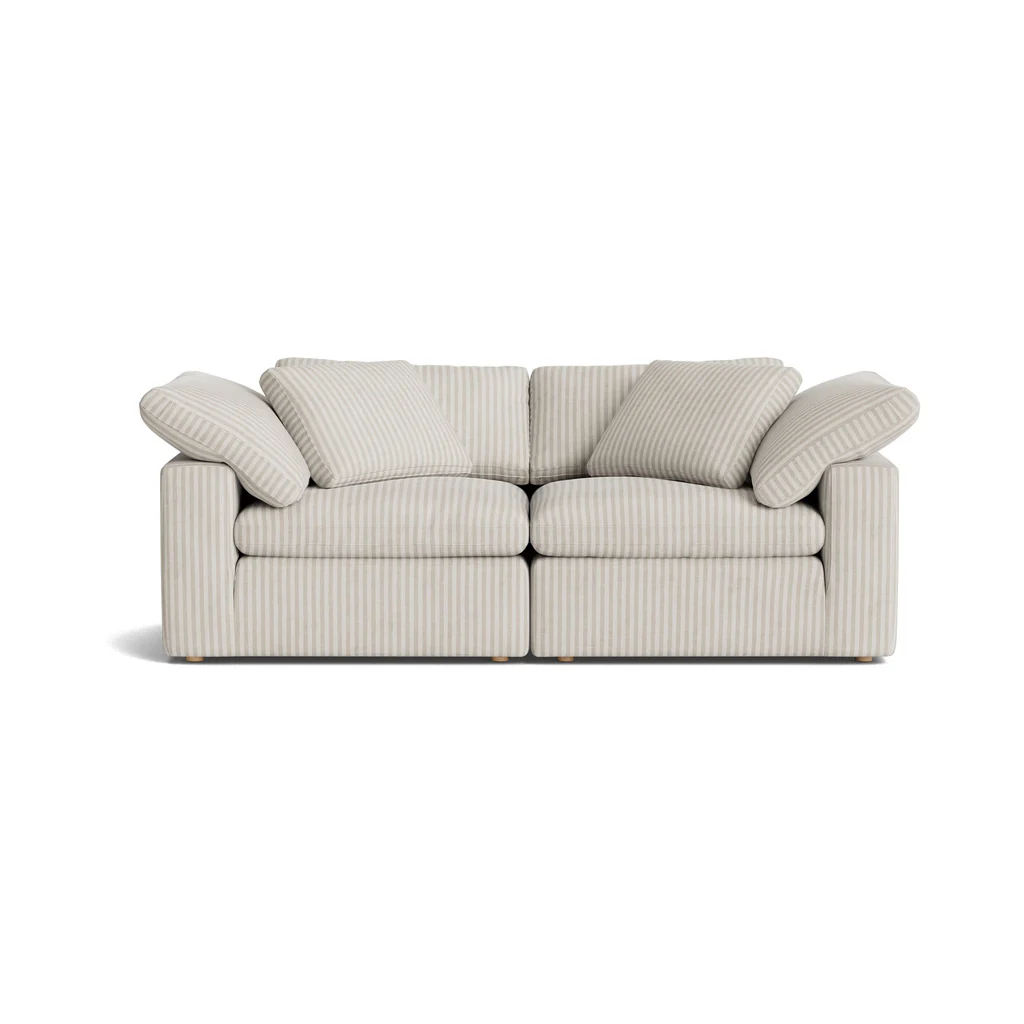 Movie Night™ 2-Piece Modular Sofa, Large, Newport Stripe