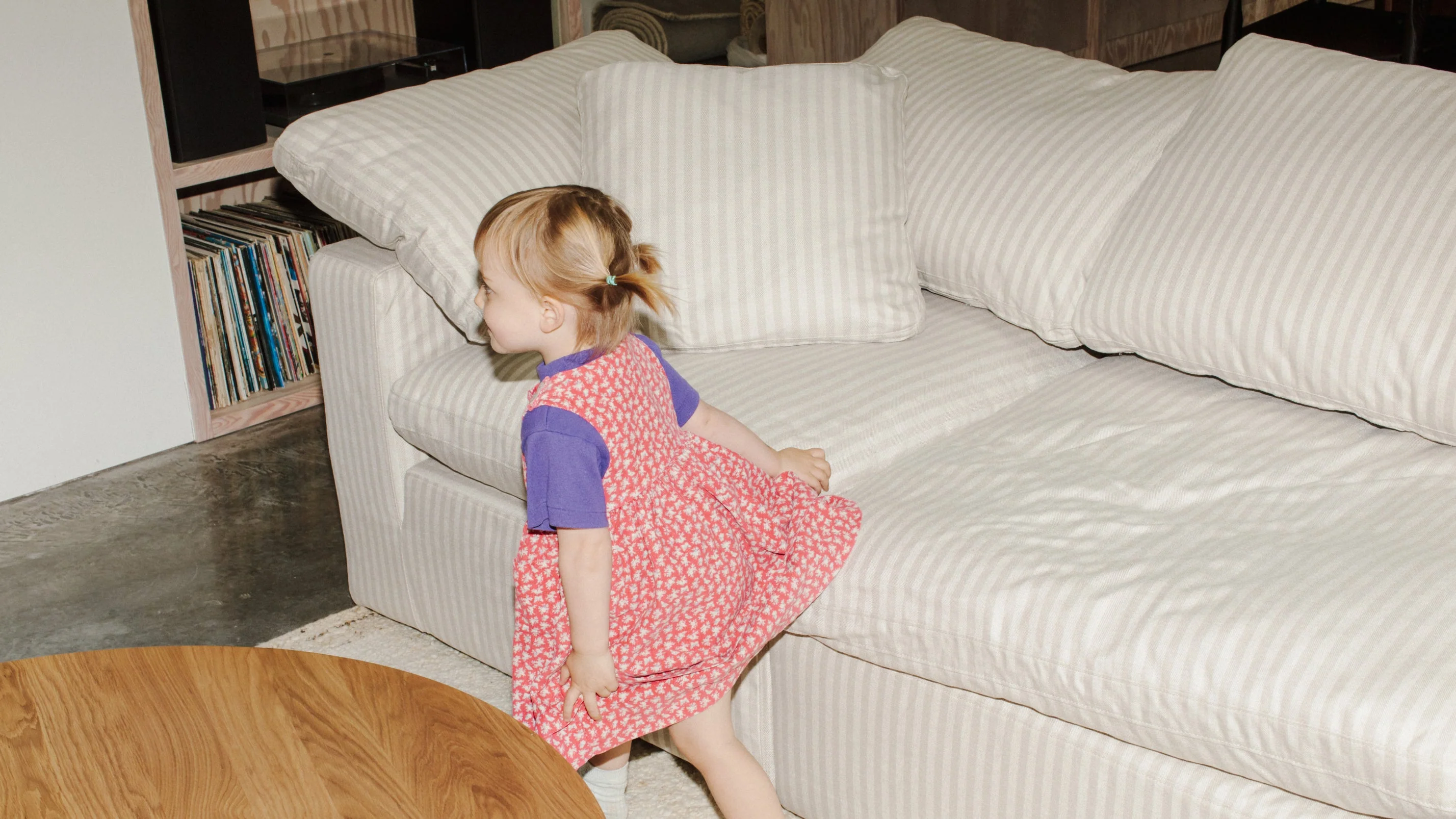 Movie Night™ 2-Piece Modular Sofa, Large, Newport Stripe - Image 3
