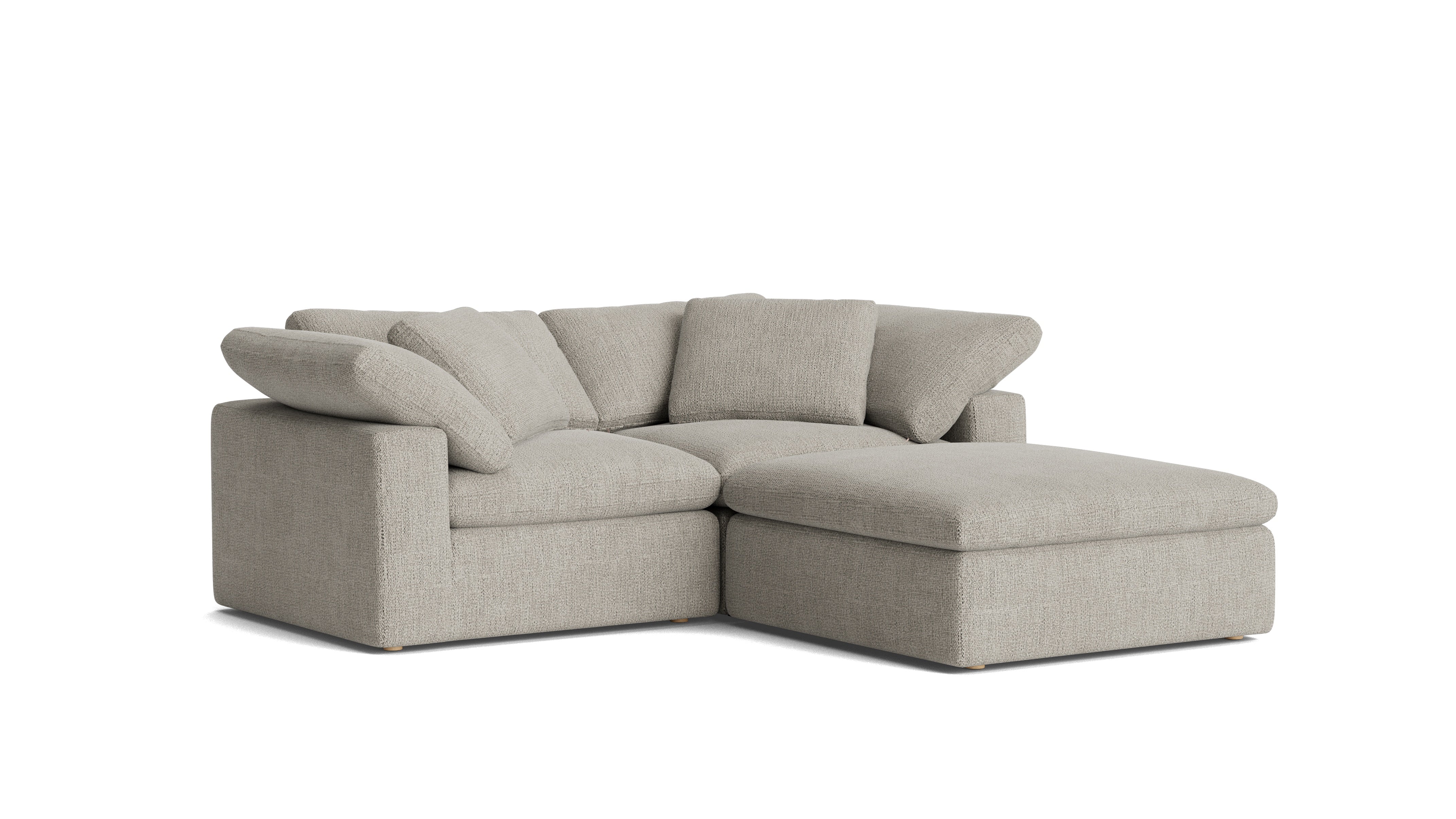 Movie Night™ 3-Piece Modular Sectional, Large, Oatmeal - Image 4