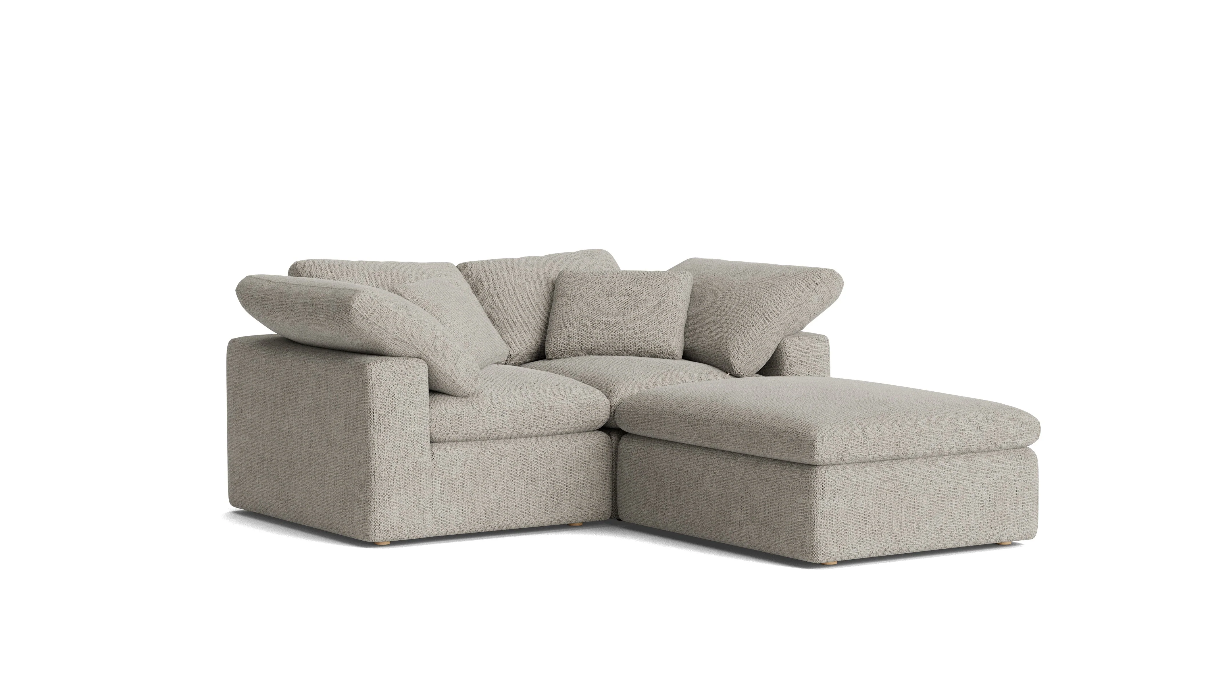 Movie Night™ 3-Piece Modular Sectional, Standard, Oatmeal - Image 4