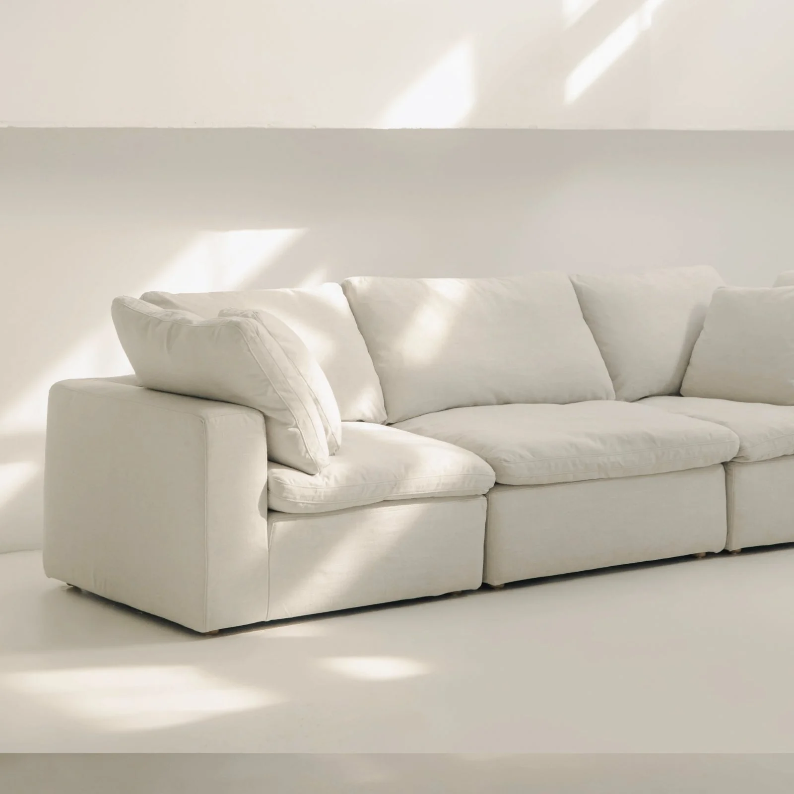 Movie Night™ 3-Piece Modular Sofa, Large, Clay