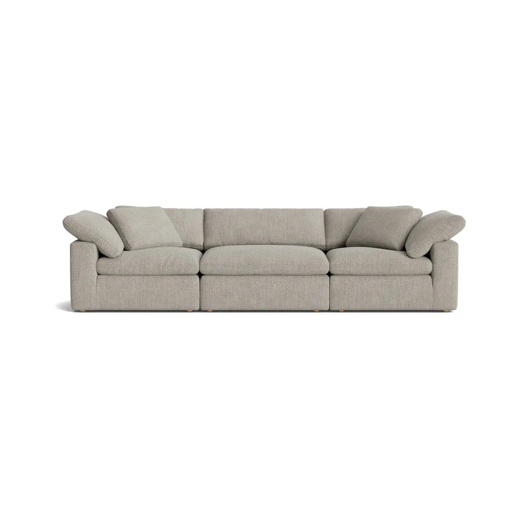 Movie Night™ 3-Piece Modular Sofa, Large, Oatmeal