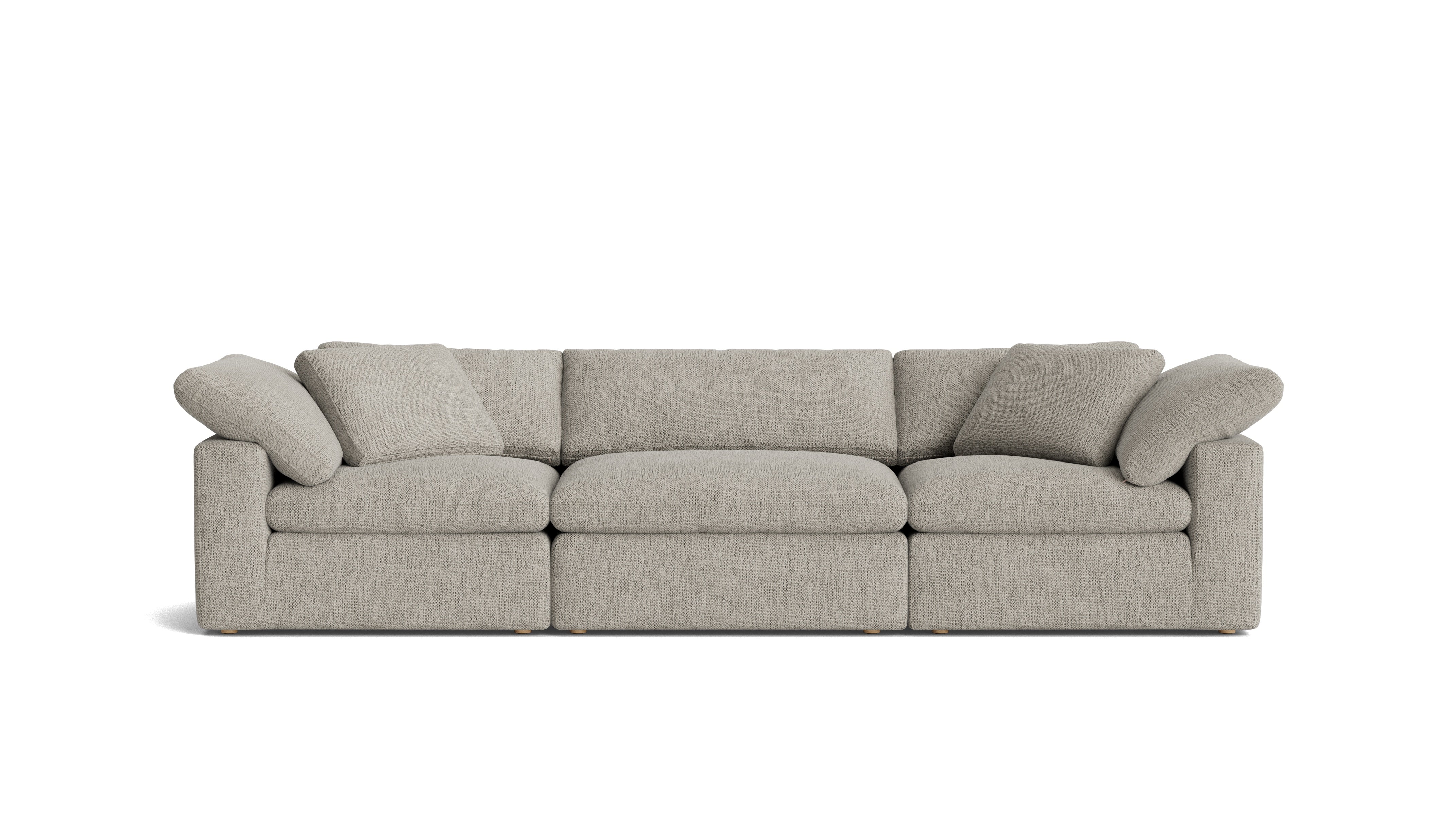 Movie Night™ 3-Piece Modular Sofa, Large, Oatmeal - Image 2