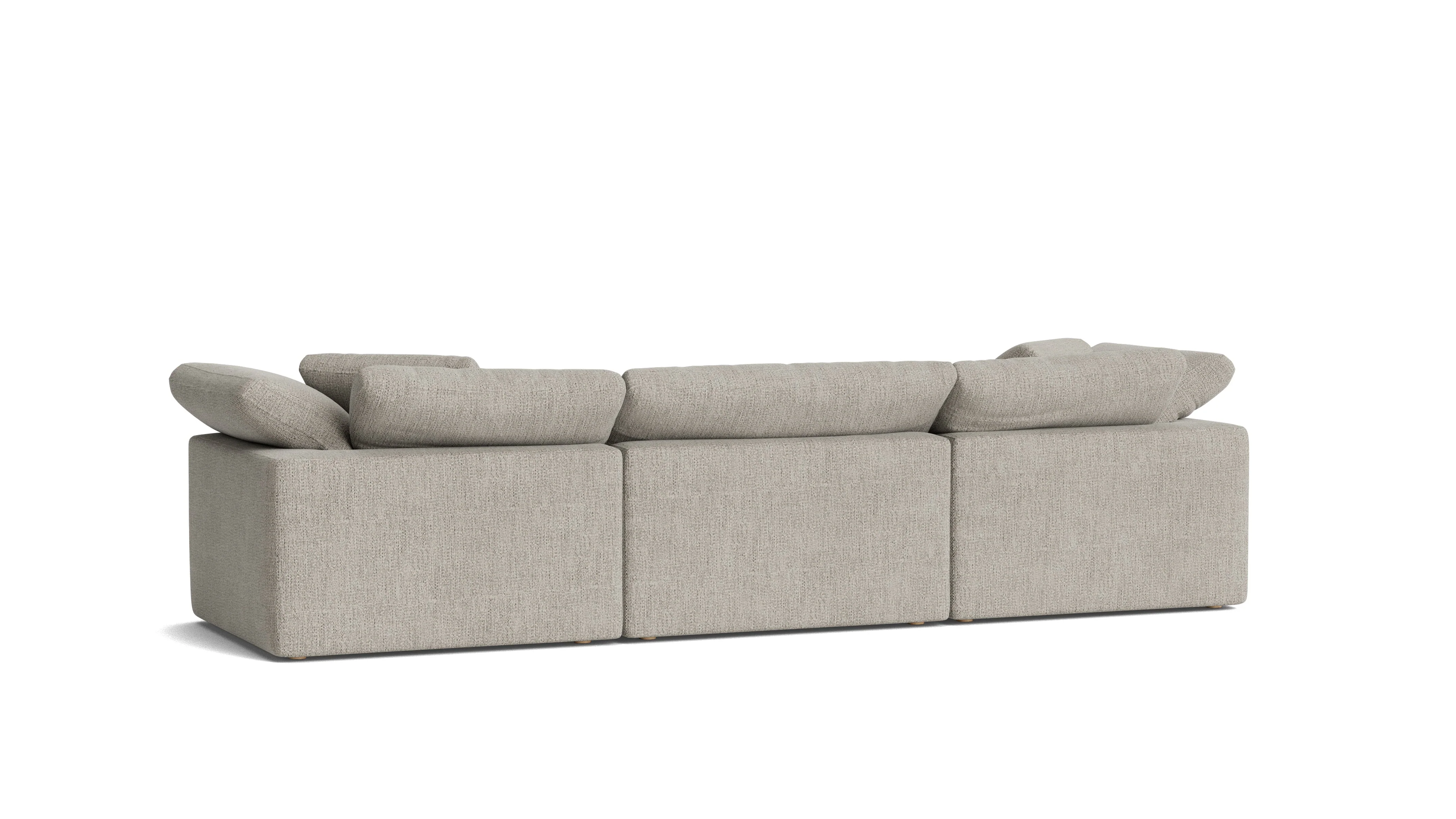 Movie Night™ 3-Piece Modular Sofa, Large, Oatmeal - Image 6