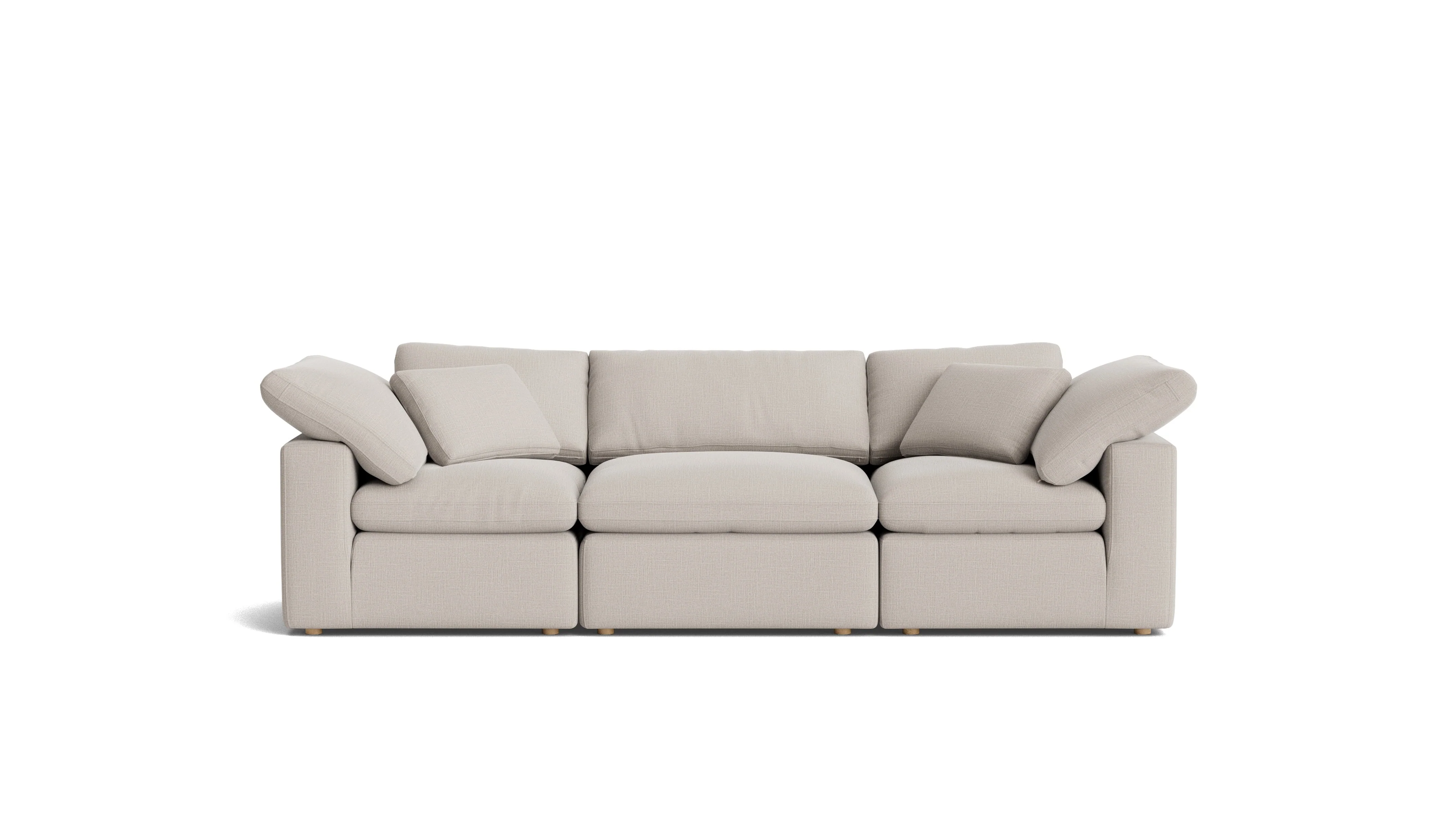 Movie Night™ 3-Piece Modular Sofa, Standard, Clay - Image 2