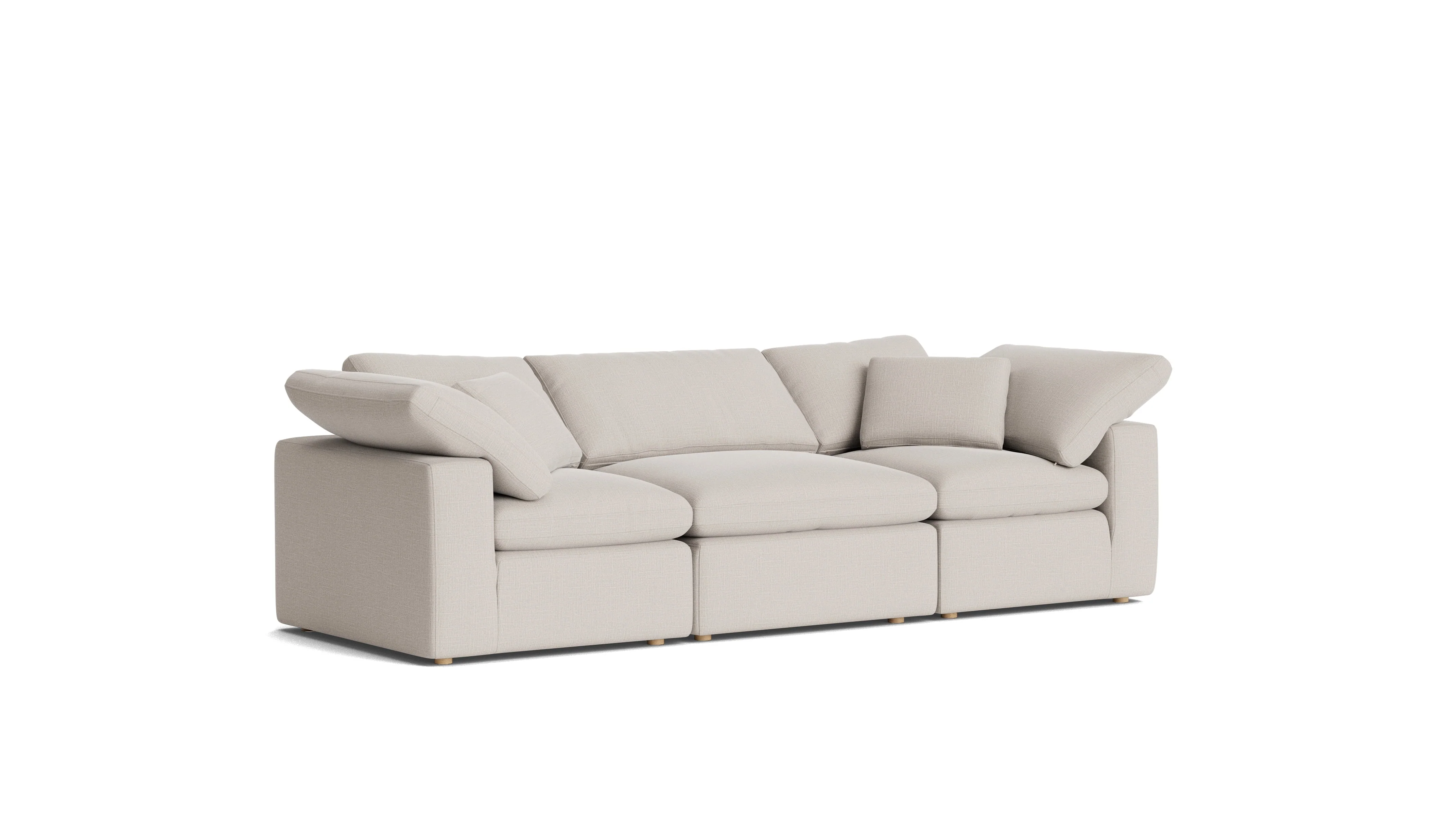 Movie Night™ 3-Piece Modular Sofa, Standard, Clay - Image 4