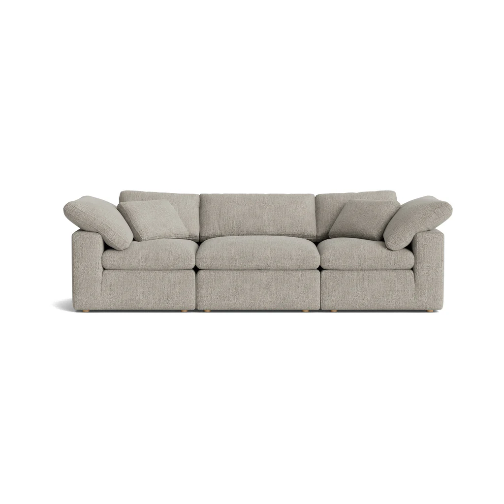 Movie Night™ 3-Piece Modular Sofa, Standard, Oatmeal