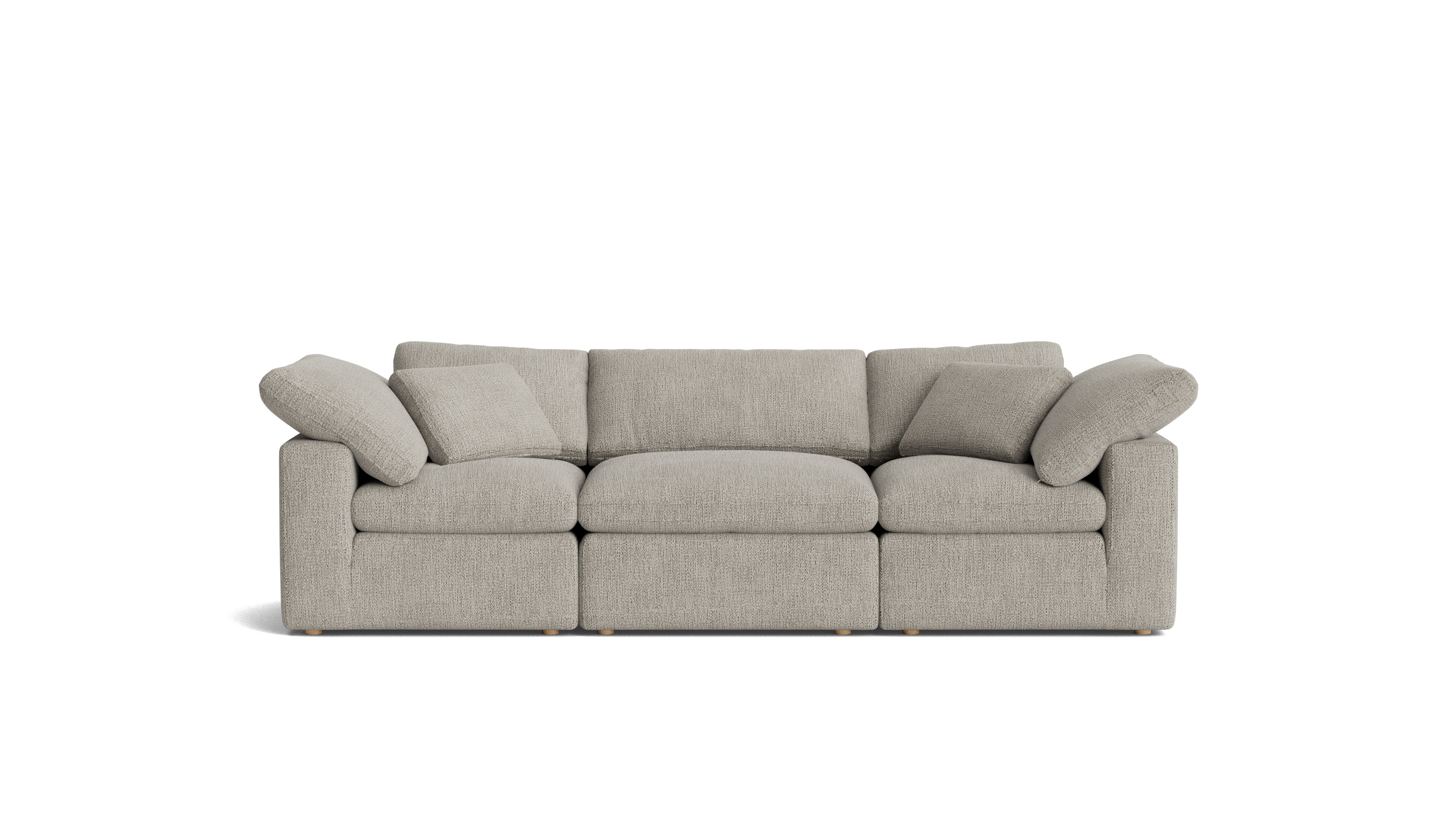 Movie Night™ 3-Piece Modular Sofa, Standard, Oatmeal - Image 2