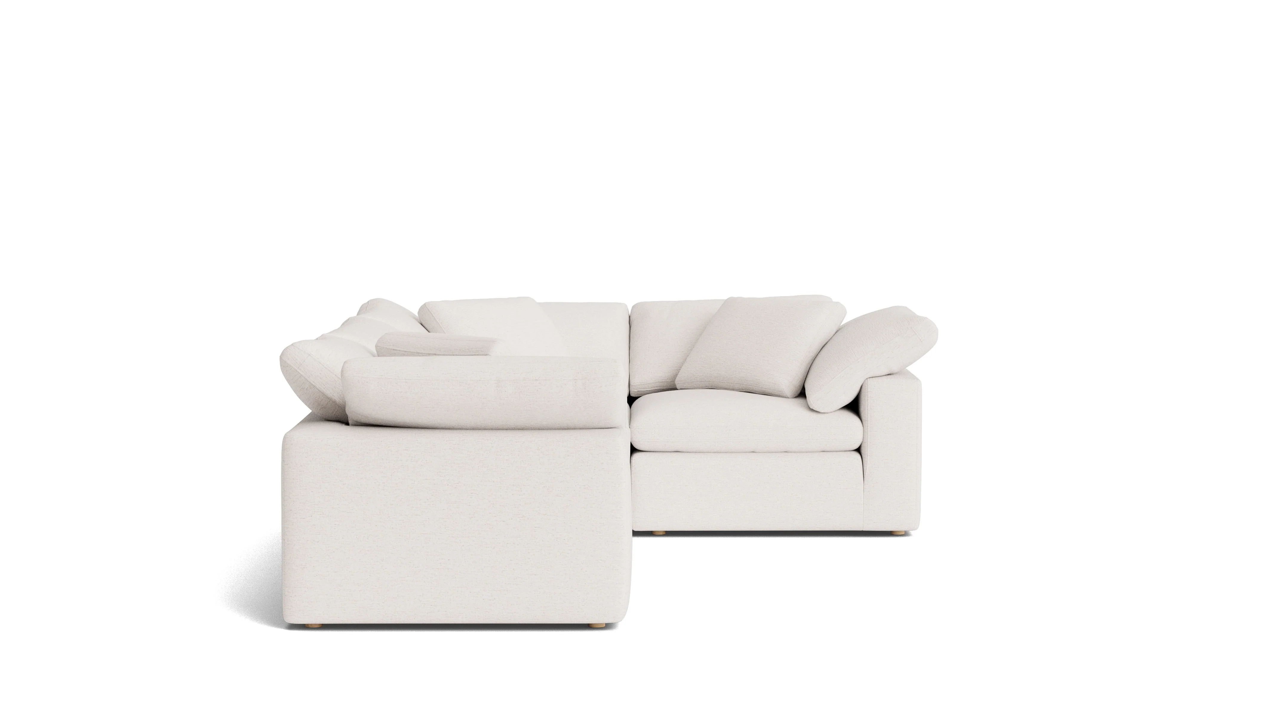 Movie Night™ 4-Piece Modular Sectional Closed, Large, Nomad Snow - Image 4