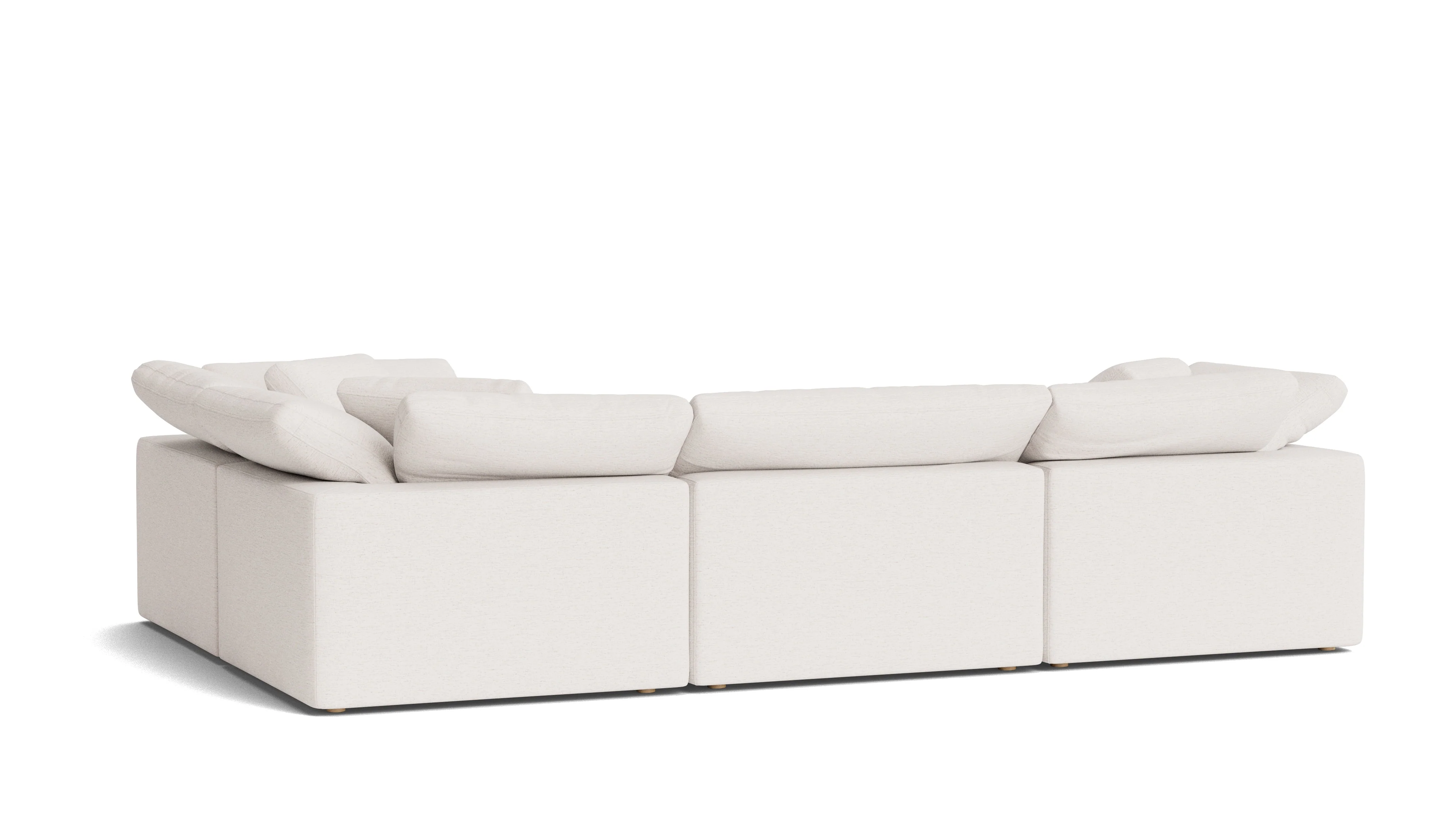 Movie Night™ 4-Piece Modular Sectional Closed, Large, Nomad Snow - Image 5