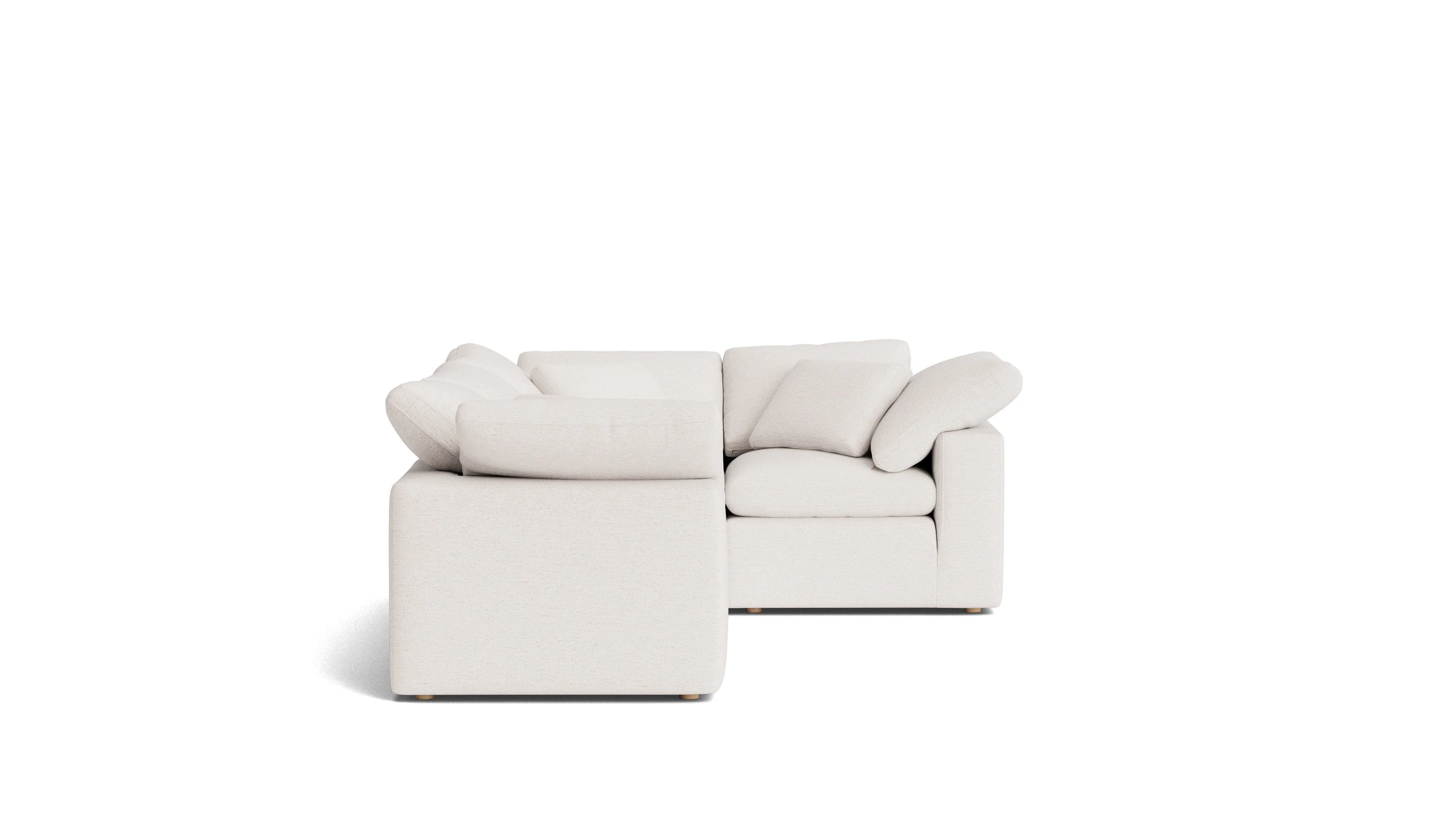 Movie Night™ 4-Piece Modular Sectional Closed, Standard, Nomad Snow - Image 4