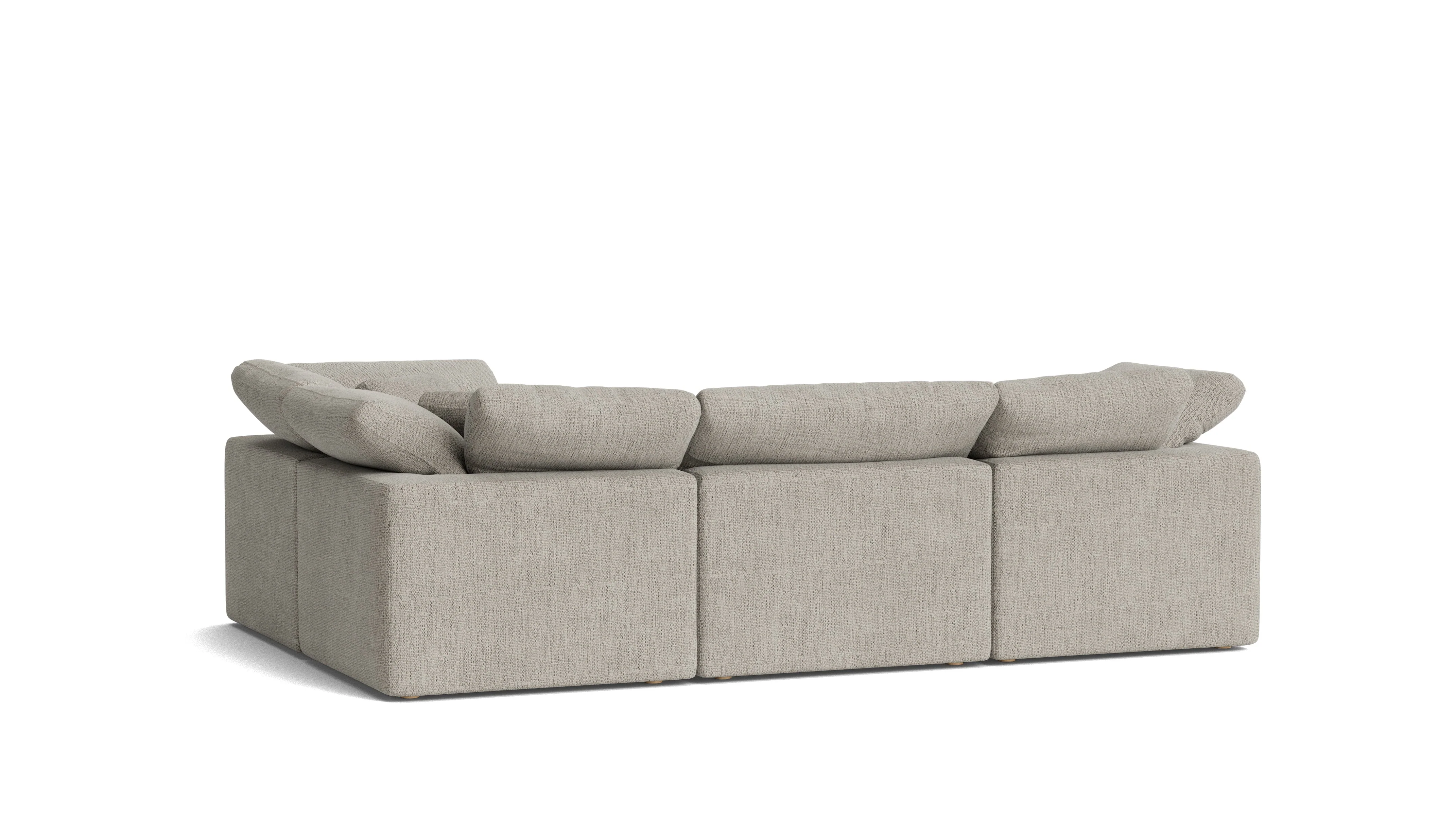 Movie Night™ 4-Piece Modular Sectional Closed, Standard, Oatmeal - Image 6